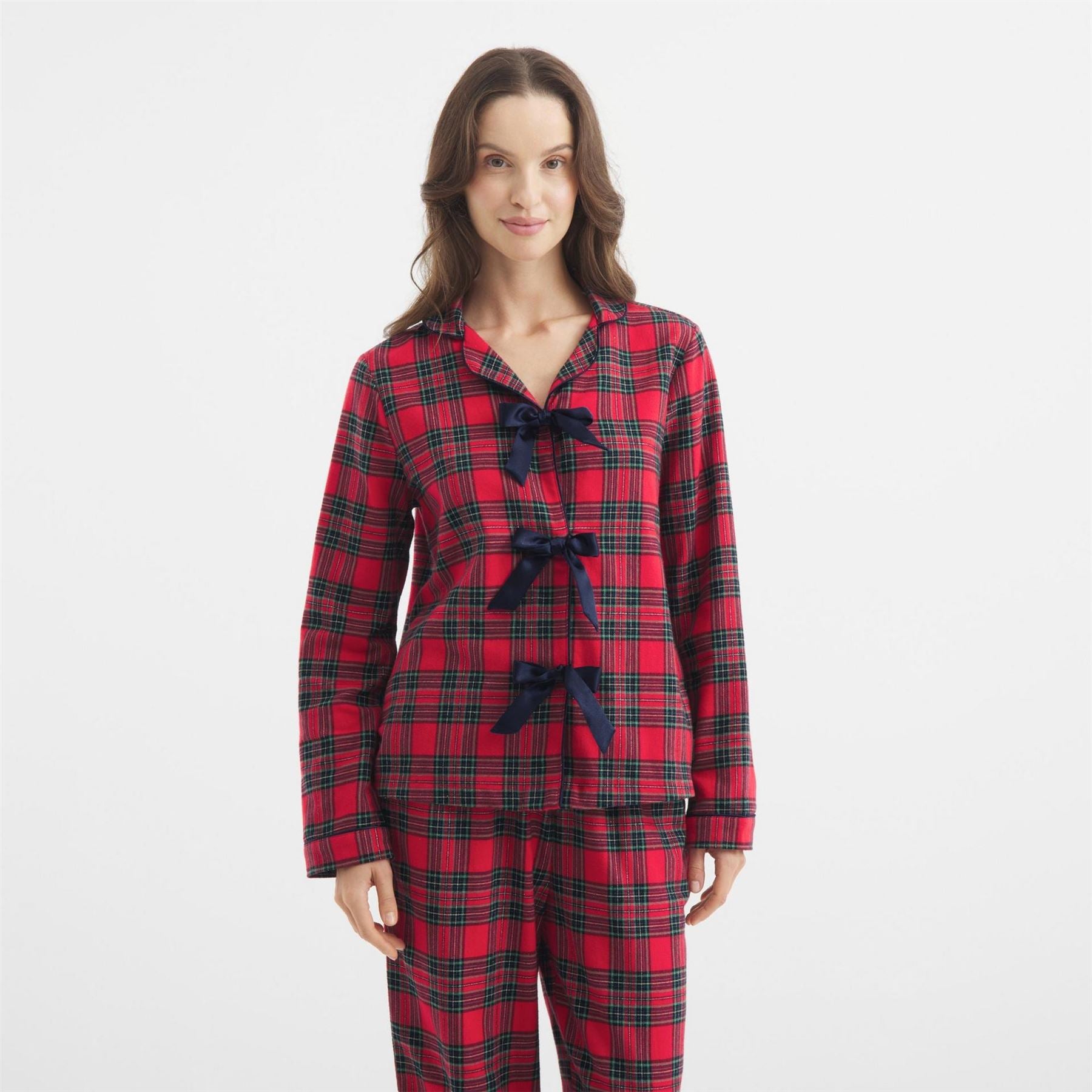 Chelsea Peers Collared Neck Long Sleeve Pyjama Set
