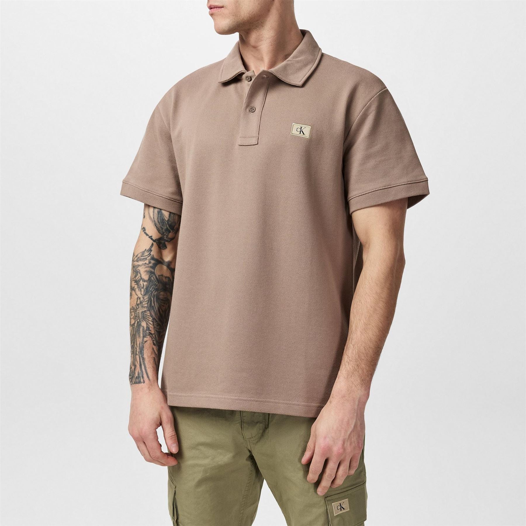 Calvin Klein Jeans Regular Fit Short Sleeve Polo Shirt