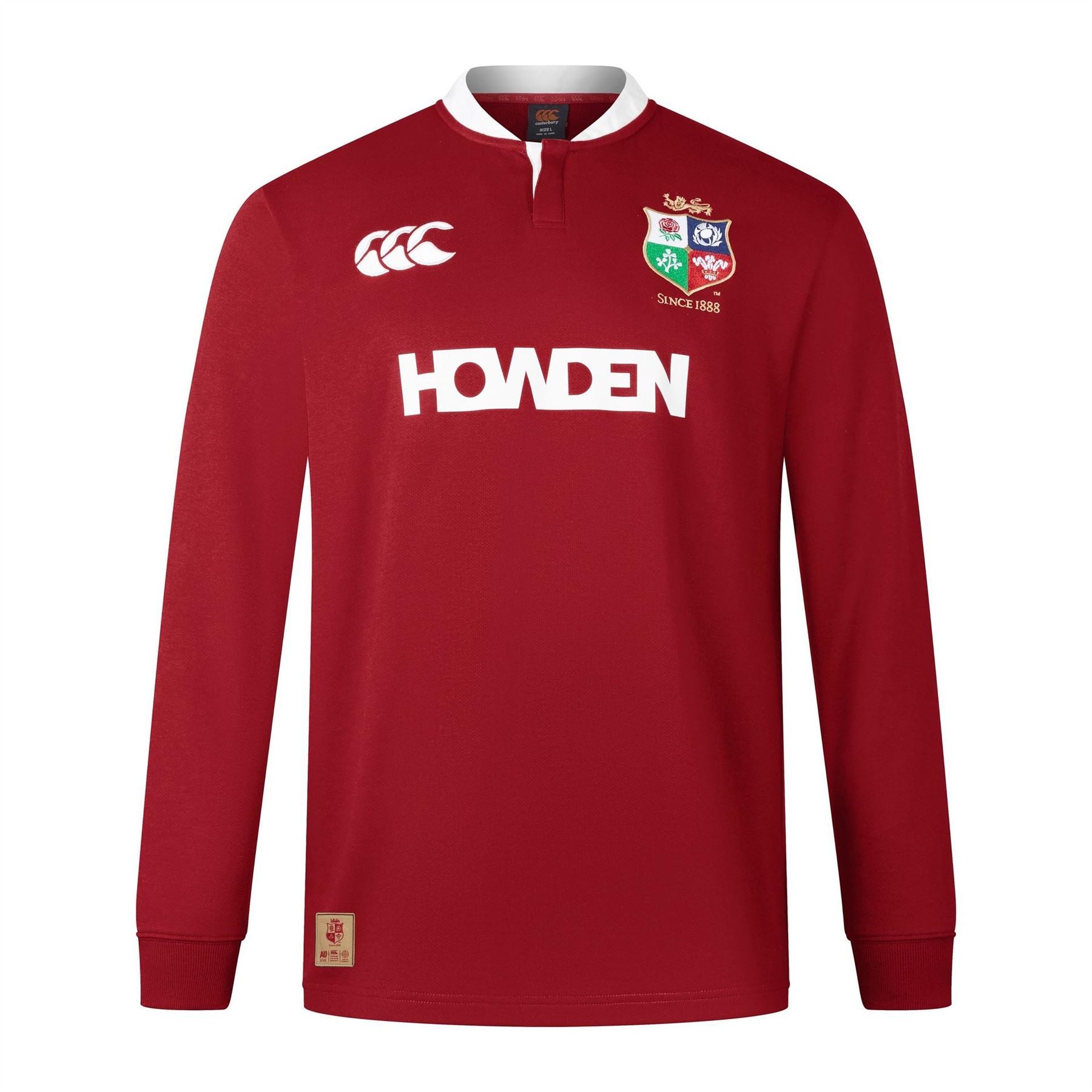 Canterbury British And Irish Lions 2025 Long Sleeve Classic Shirt Adults