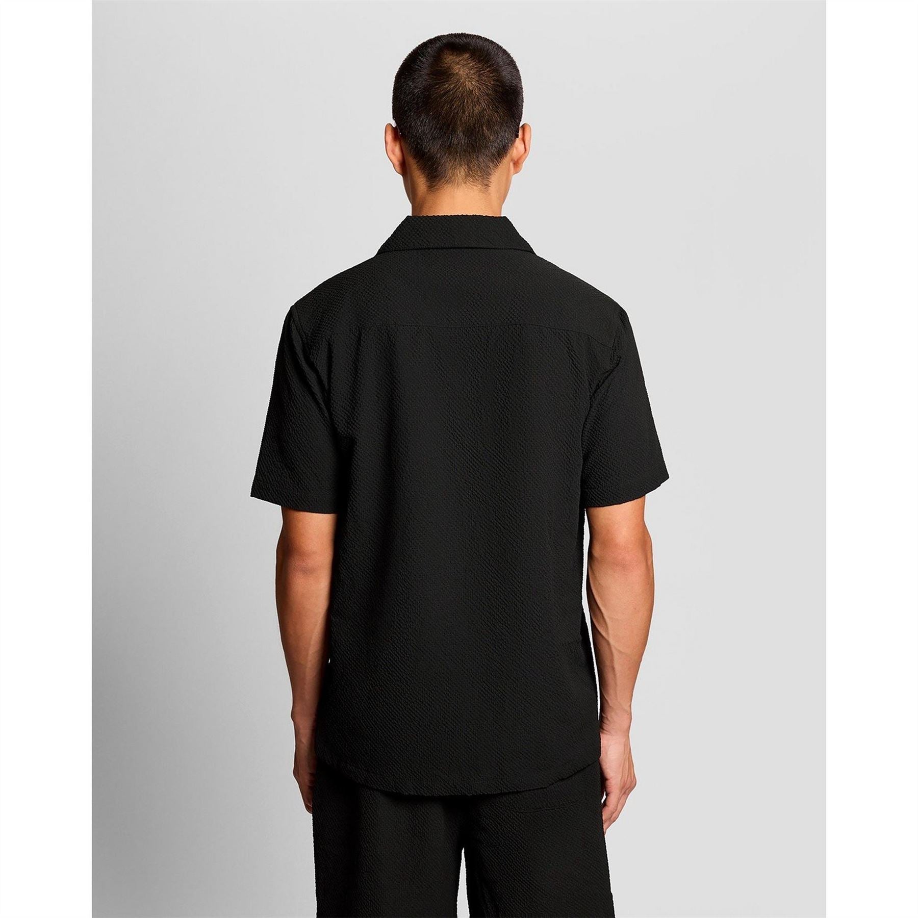 Lyle and Scott Patterned Short Sleeve Shirt