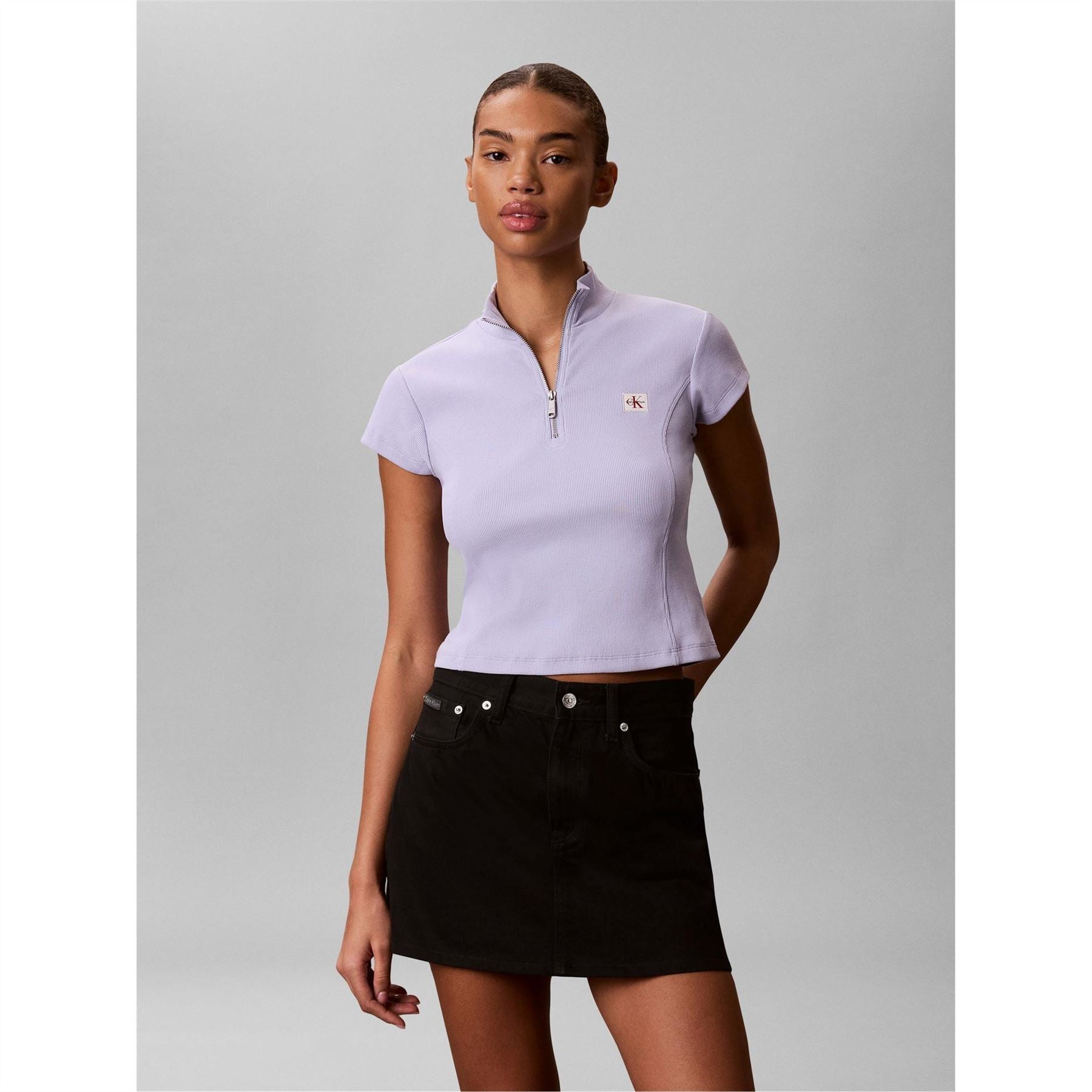 Calvin Klein Jeans Knitted Short Sleeve Polo Shirt