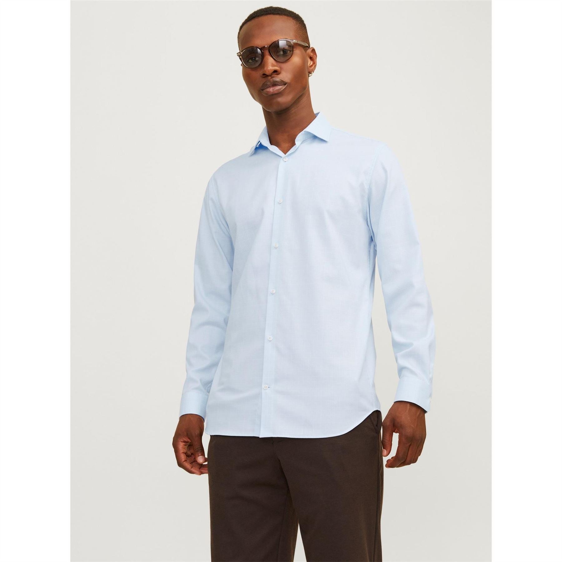Jack and Jones Parker Regular Fit Long Sleeve Cuff Shirt