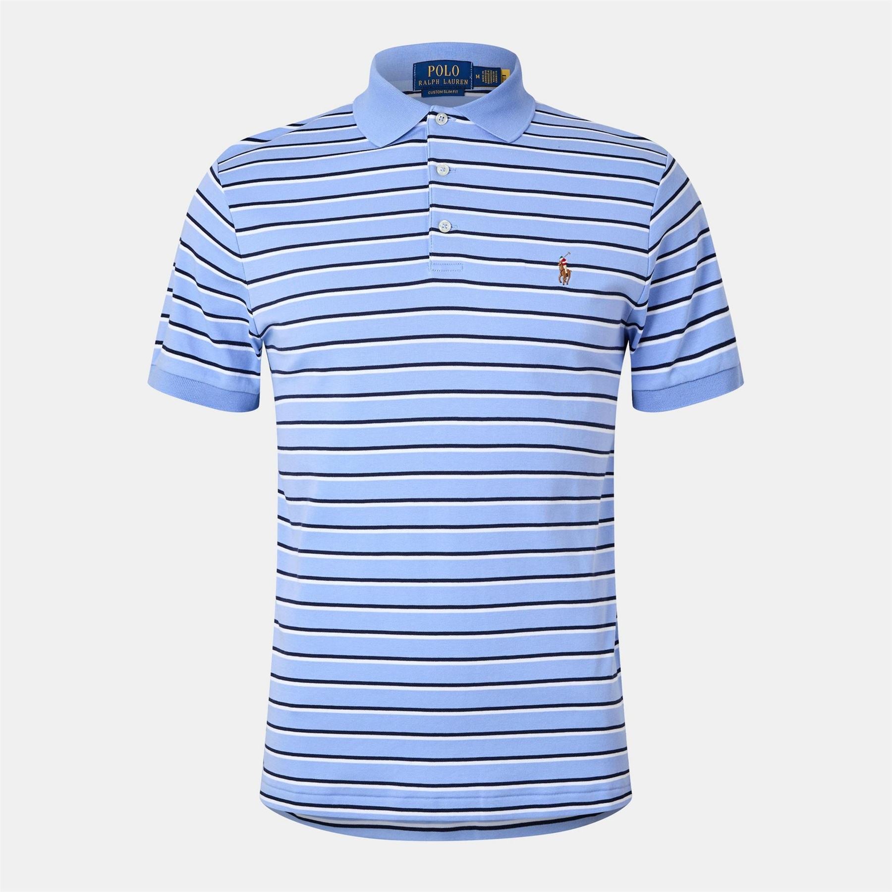Polo Ralph Lauren Pima Stripe Short Sleeve Polo Shirt
