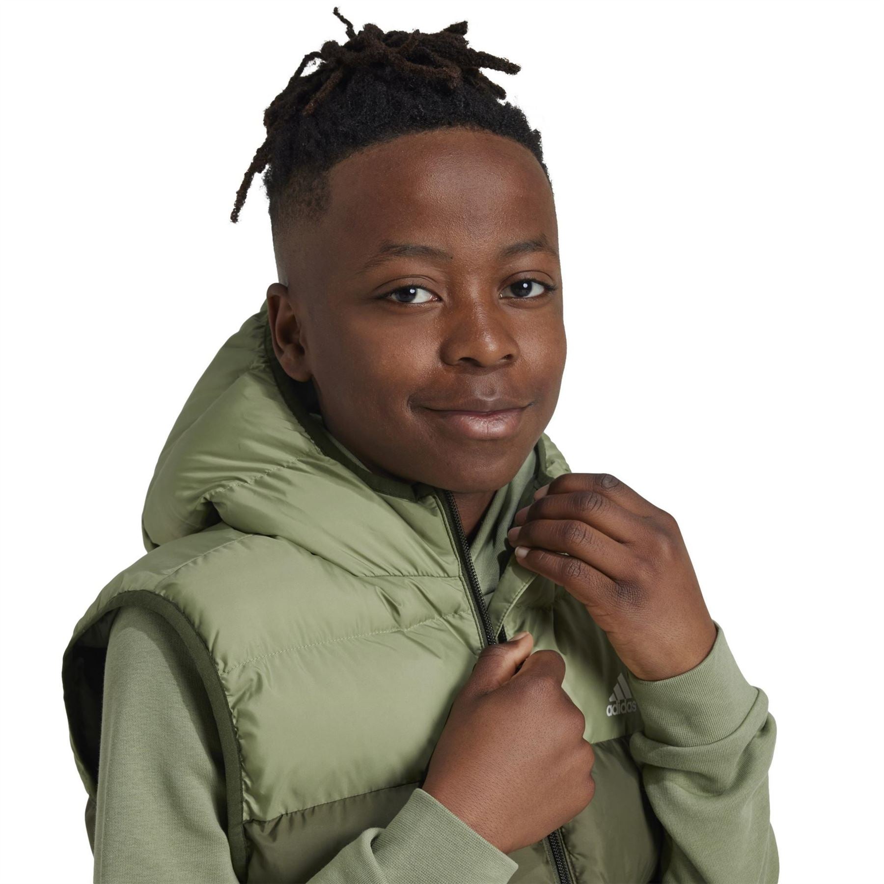 adidas Colour Block Patterned Kids Gilet