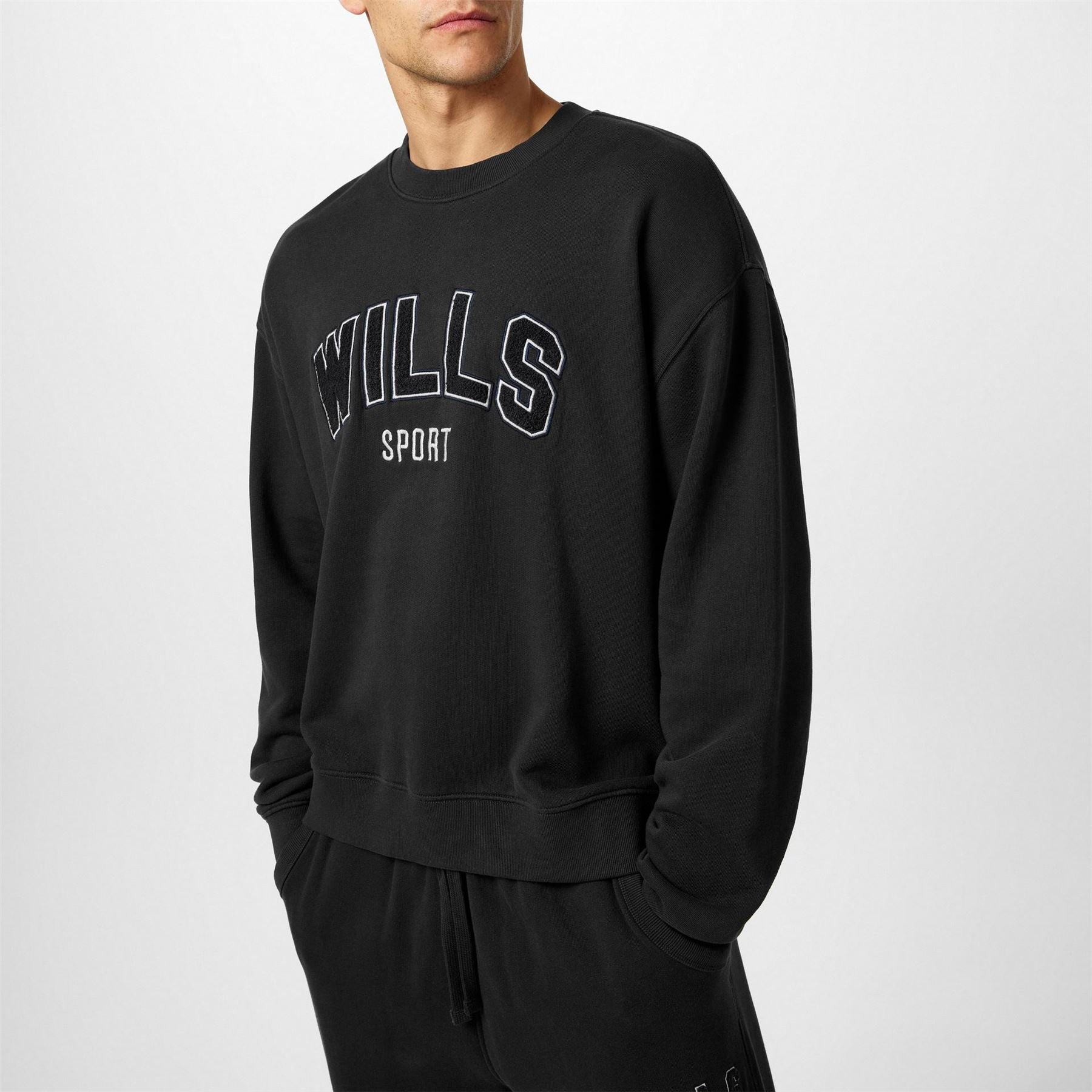 Jack Wills Boucle Graphic Crew Neck Sweatshirt