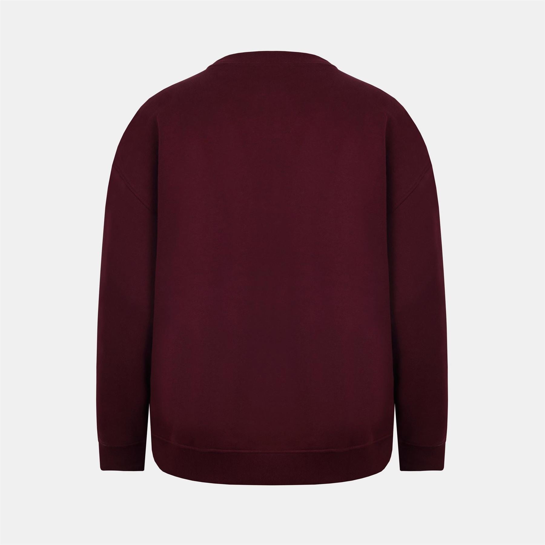 Miso Graphic Crew Neck Ribbed Collar Long Sleeve Sweatshirt