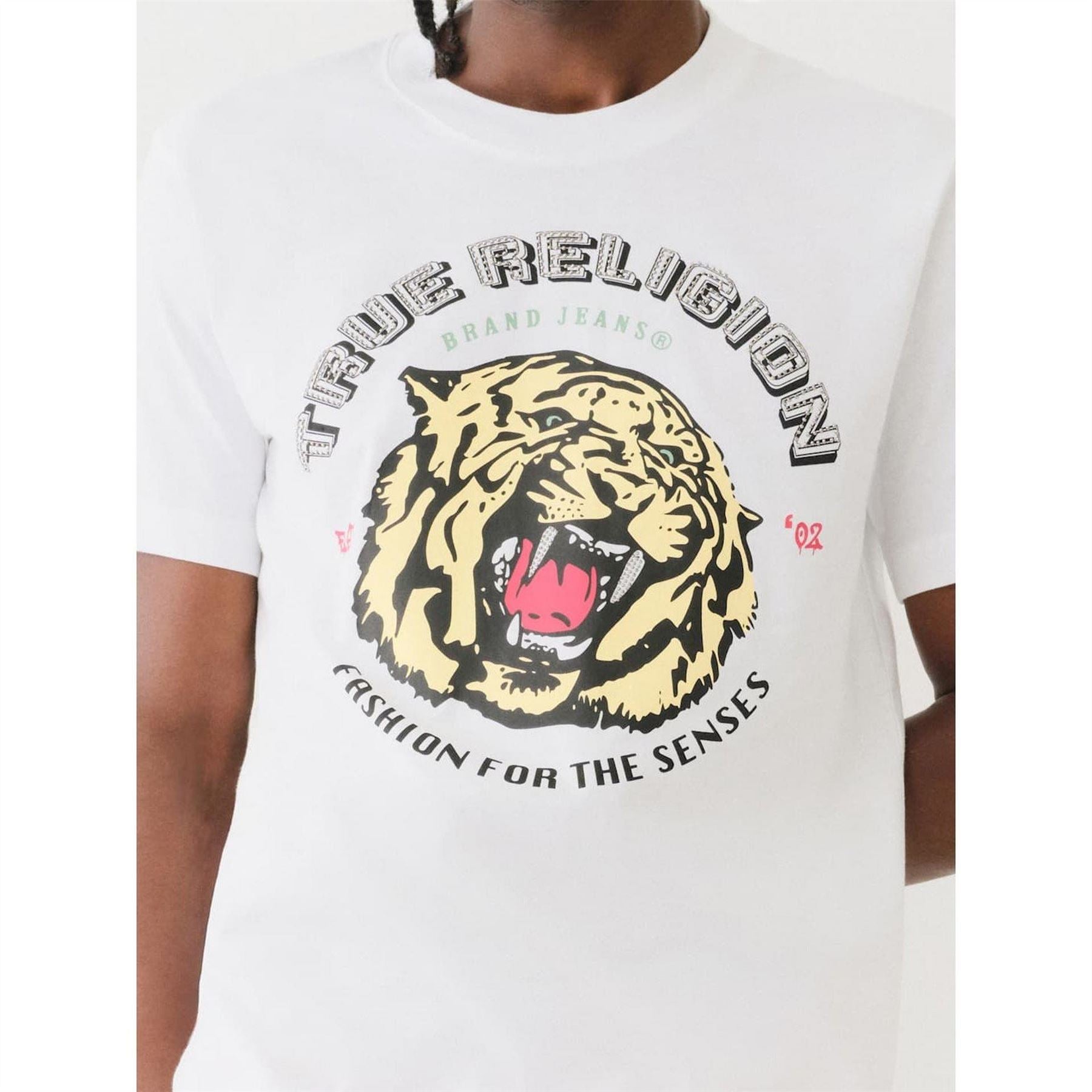 True Religion Regular Fit Crew Neck Short Sleeve T-Shirt