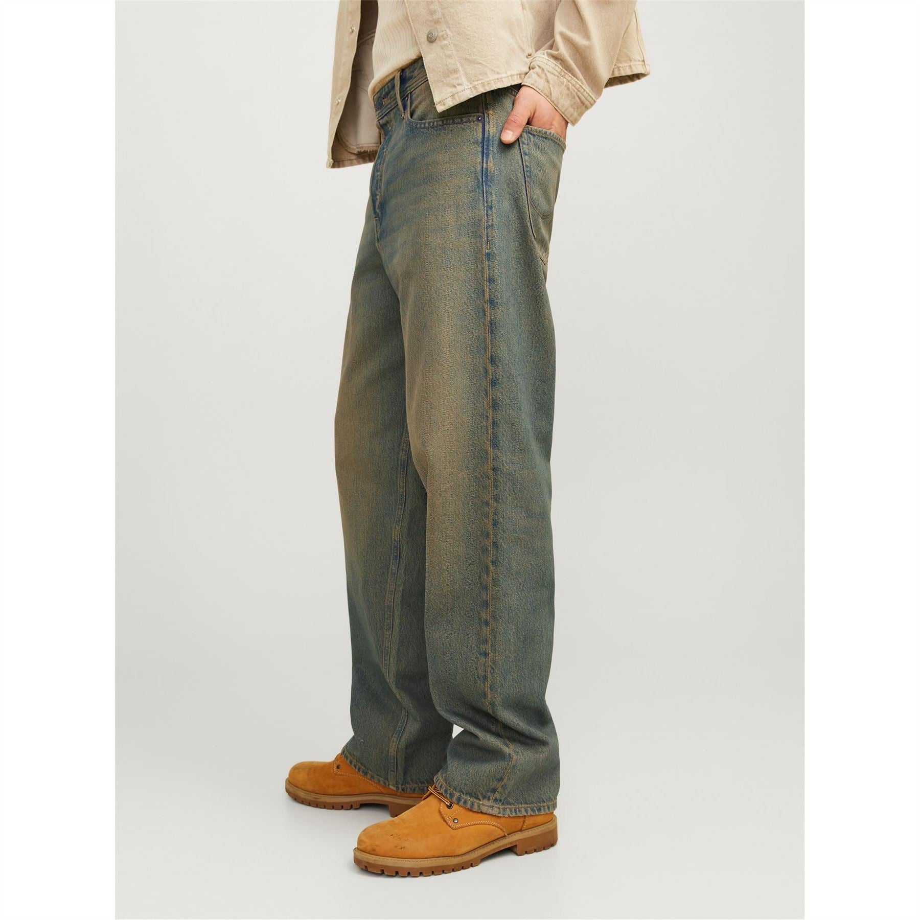 Jack and Jones Alex Relaxed Fit Five Pocket Jeans