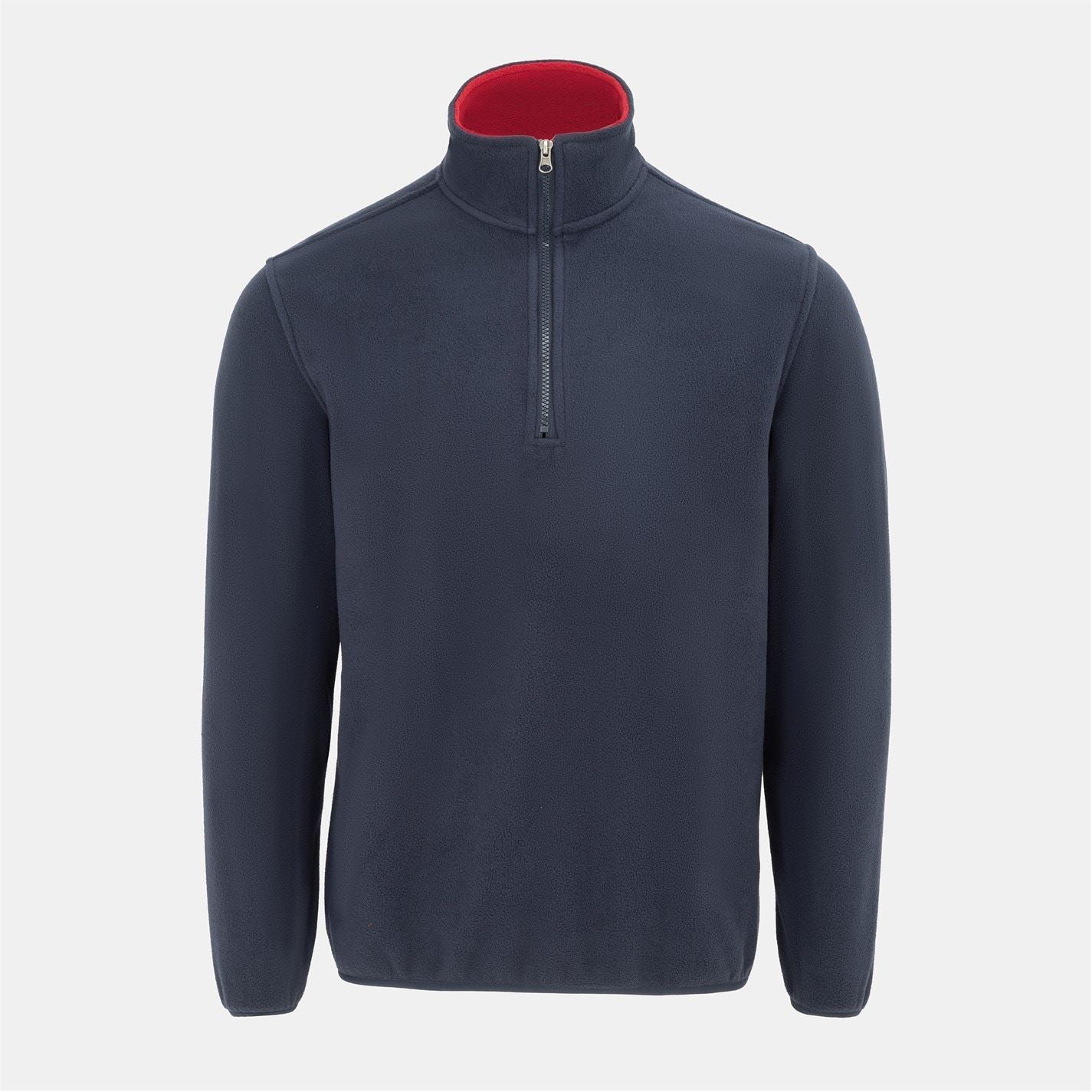 Donnay Mens Quarter Zip Fleece Jacket
