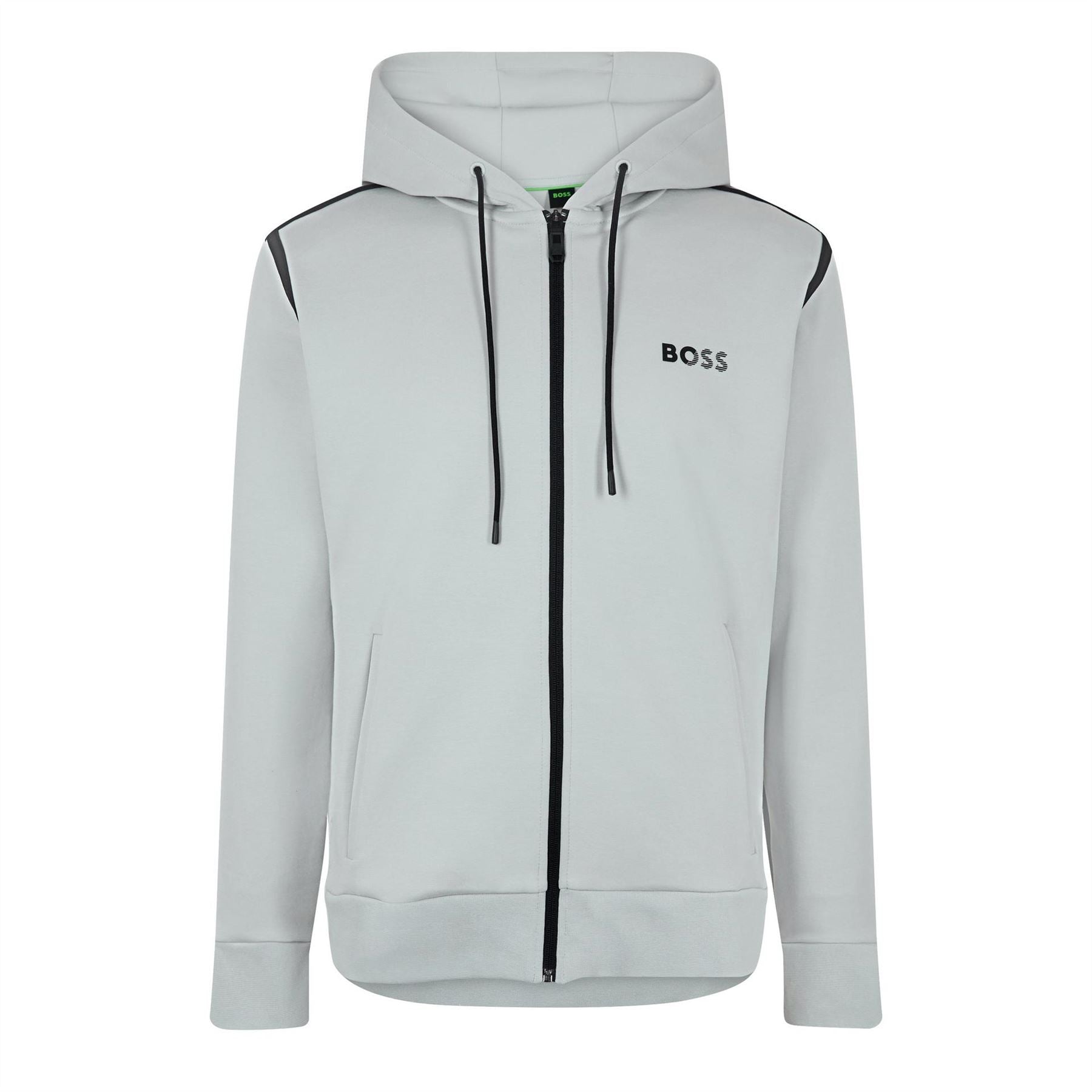 Boss Saggy Tape Hooded Lettering Jacket