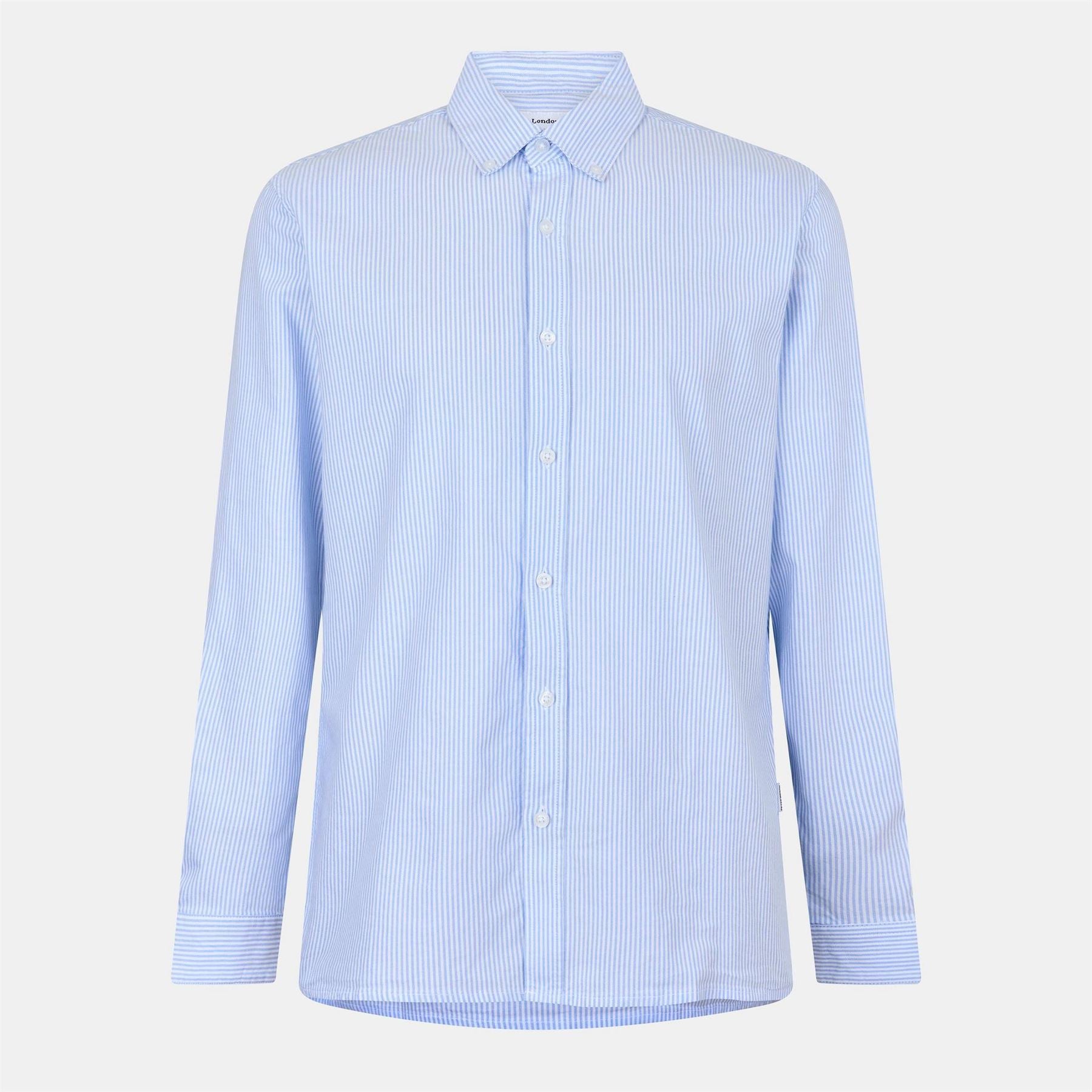 Peter Werth Collared Neck Long Sleeve Regular Fit Shirt