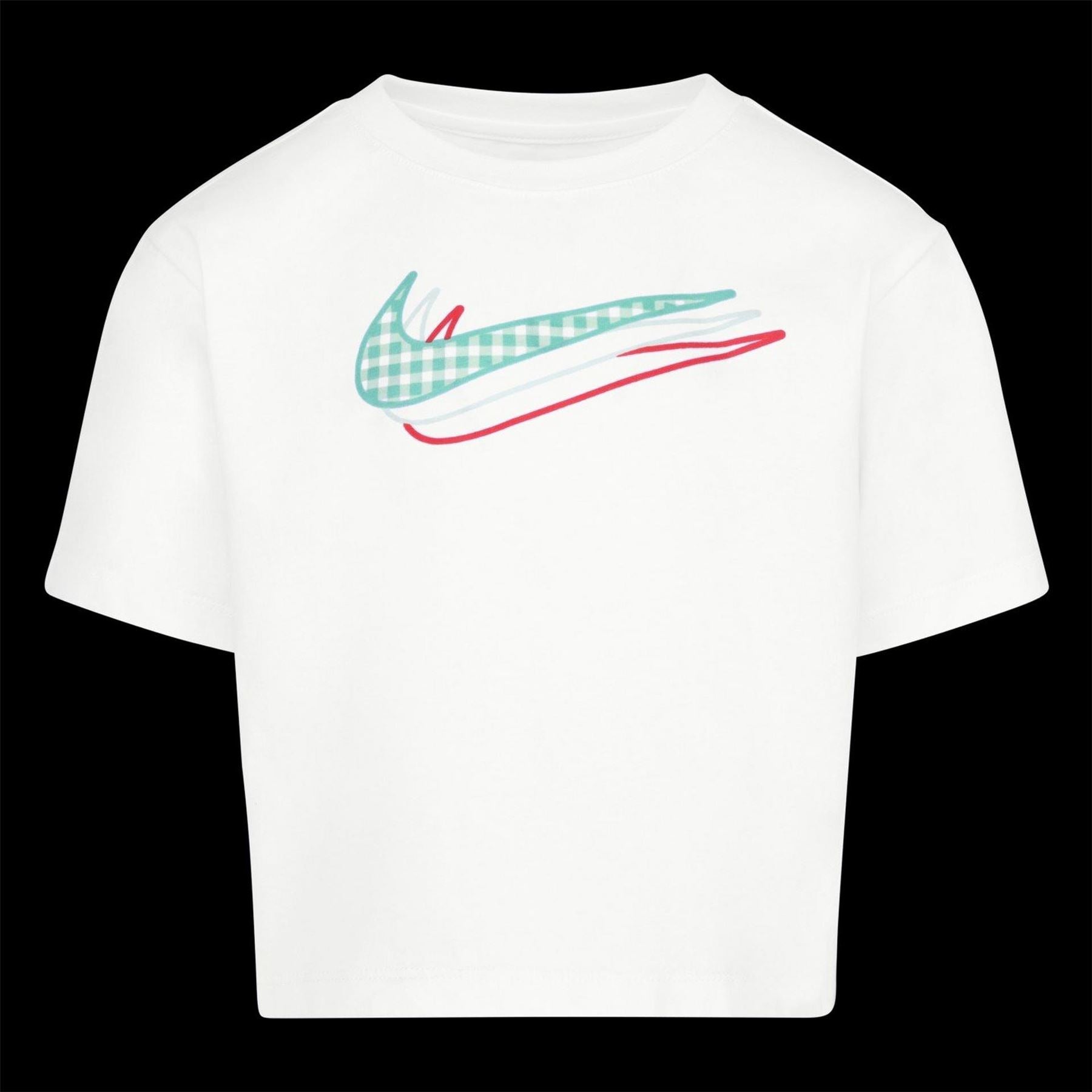 Nike Cropped Regular Fit Crew Neck T-Shirt
