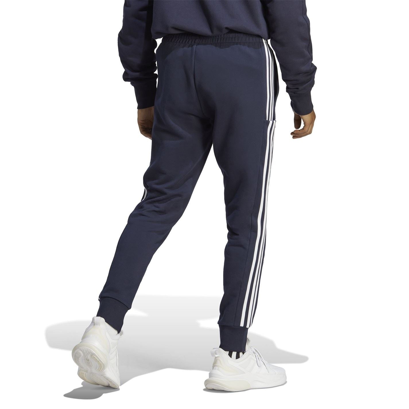 adidas Essentials French Terry Tapered Cuff 3  Stripes Joggers