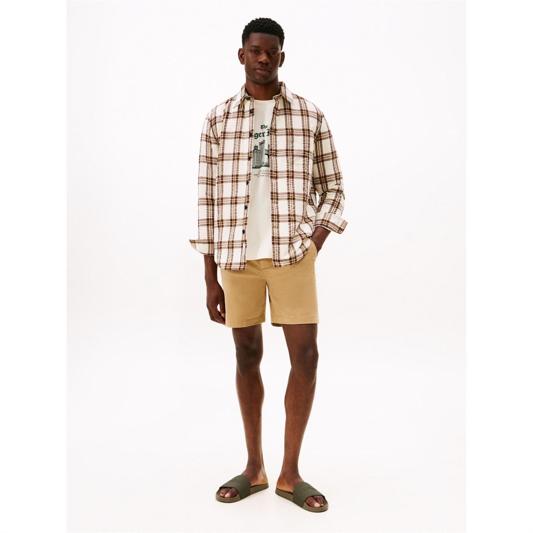 Tommy Hilfiger Slip On Rubber Pool Sliders