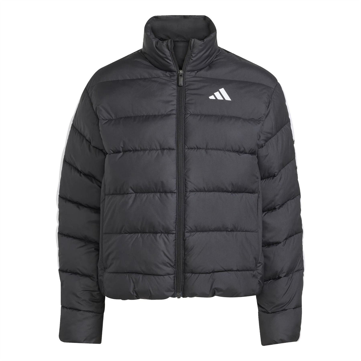 adidas Three Stripes Zipped Pocket Horizontal Stitching Puffer Jacket