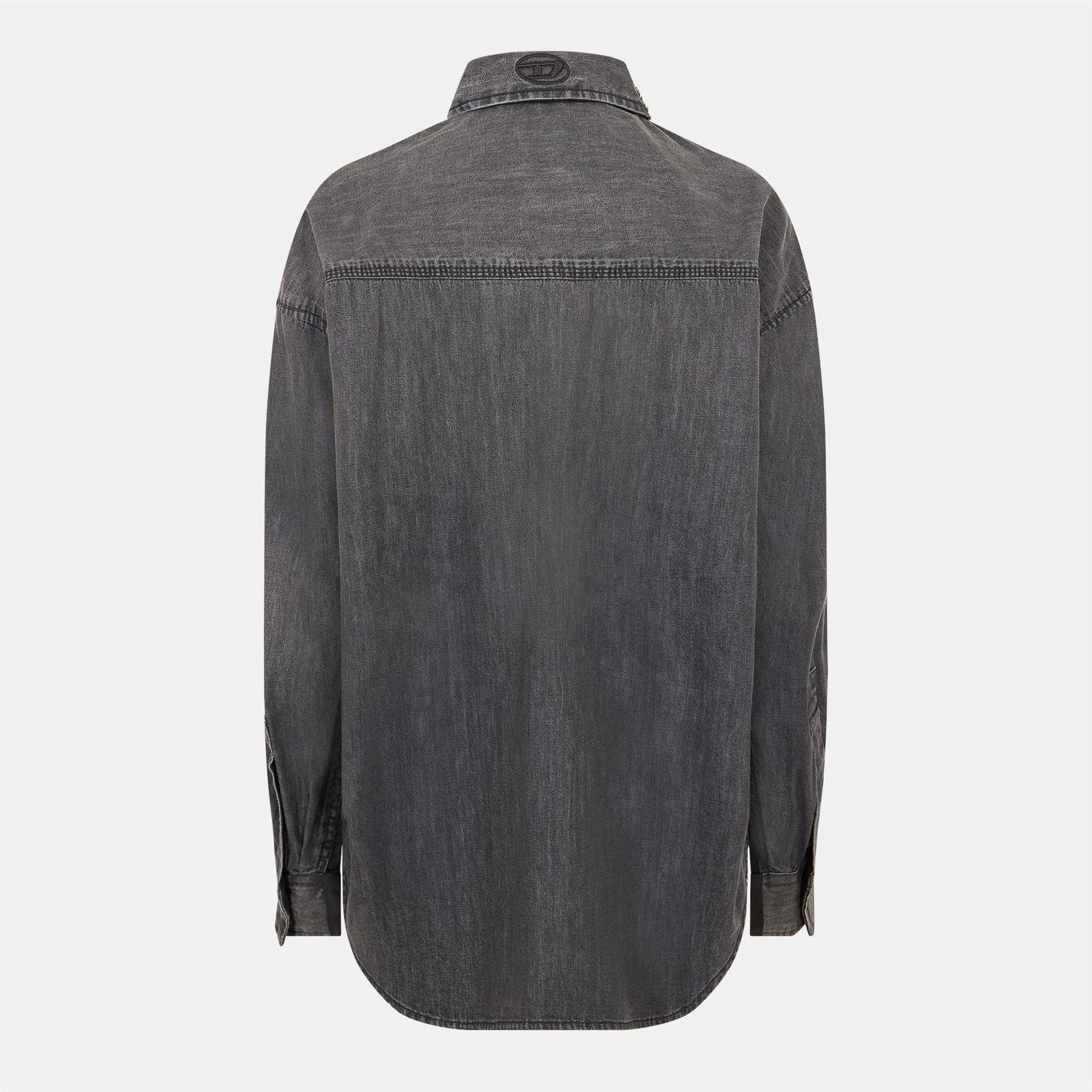 Diesel Long Sleeve Plain Shirt