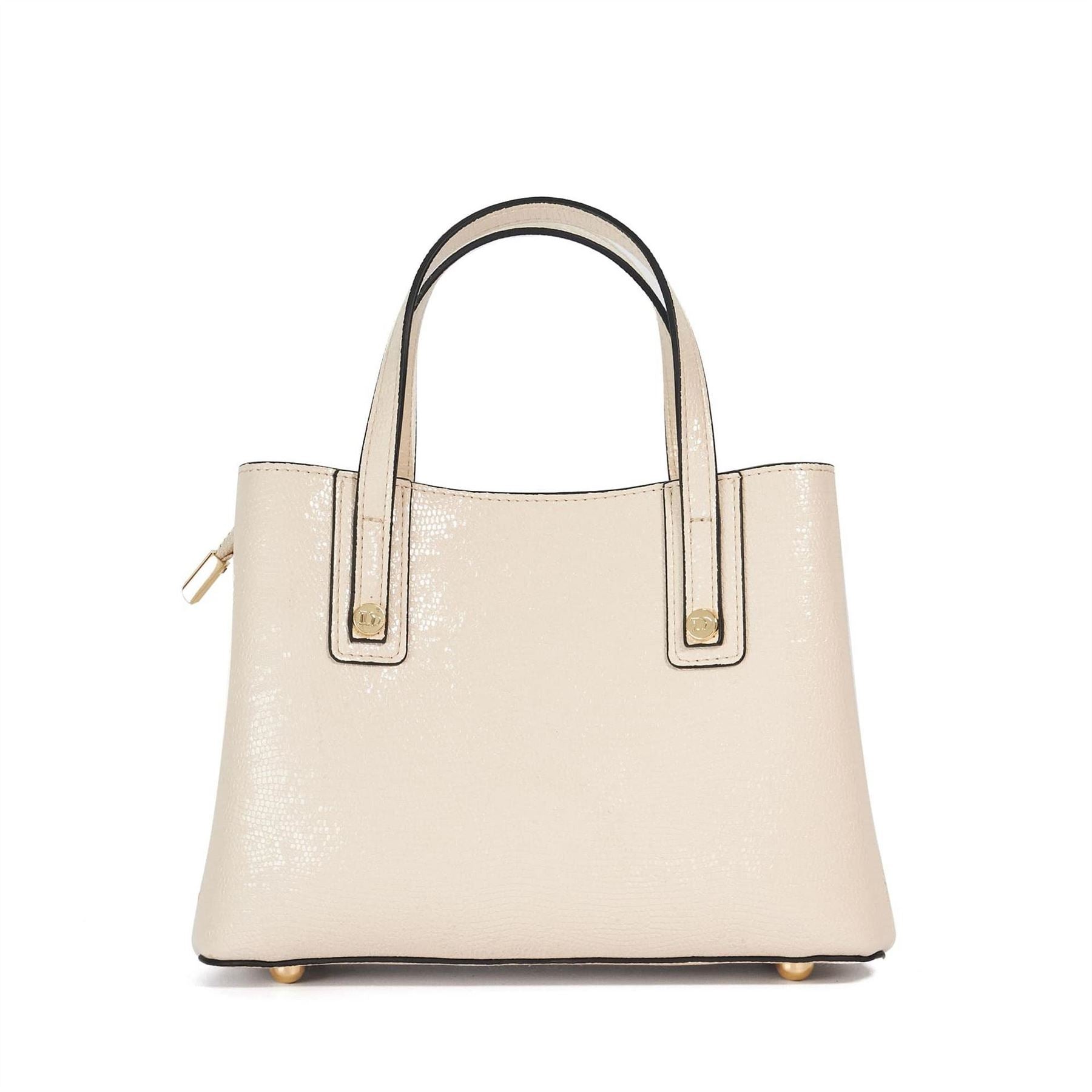 Dune London Dominantly Marble Patterned Tote with Gold Tone Hardware