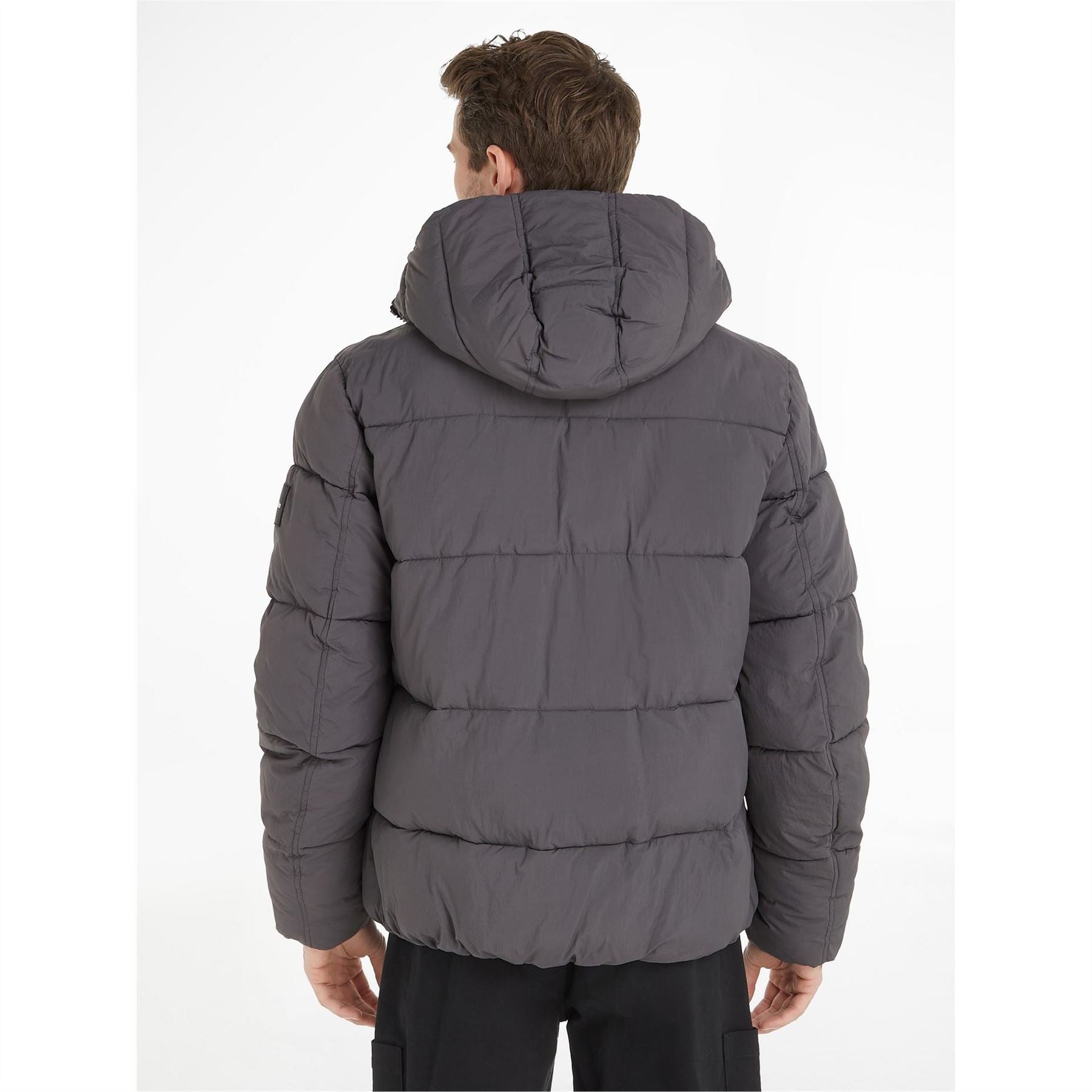 Calvin Klein Crinkle Nylon Short Puffer Jacket
