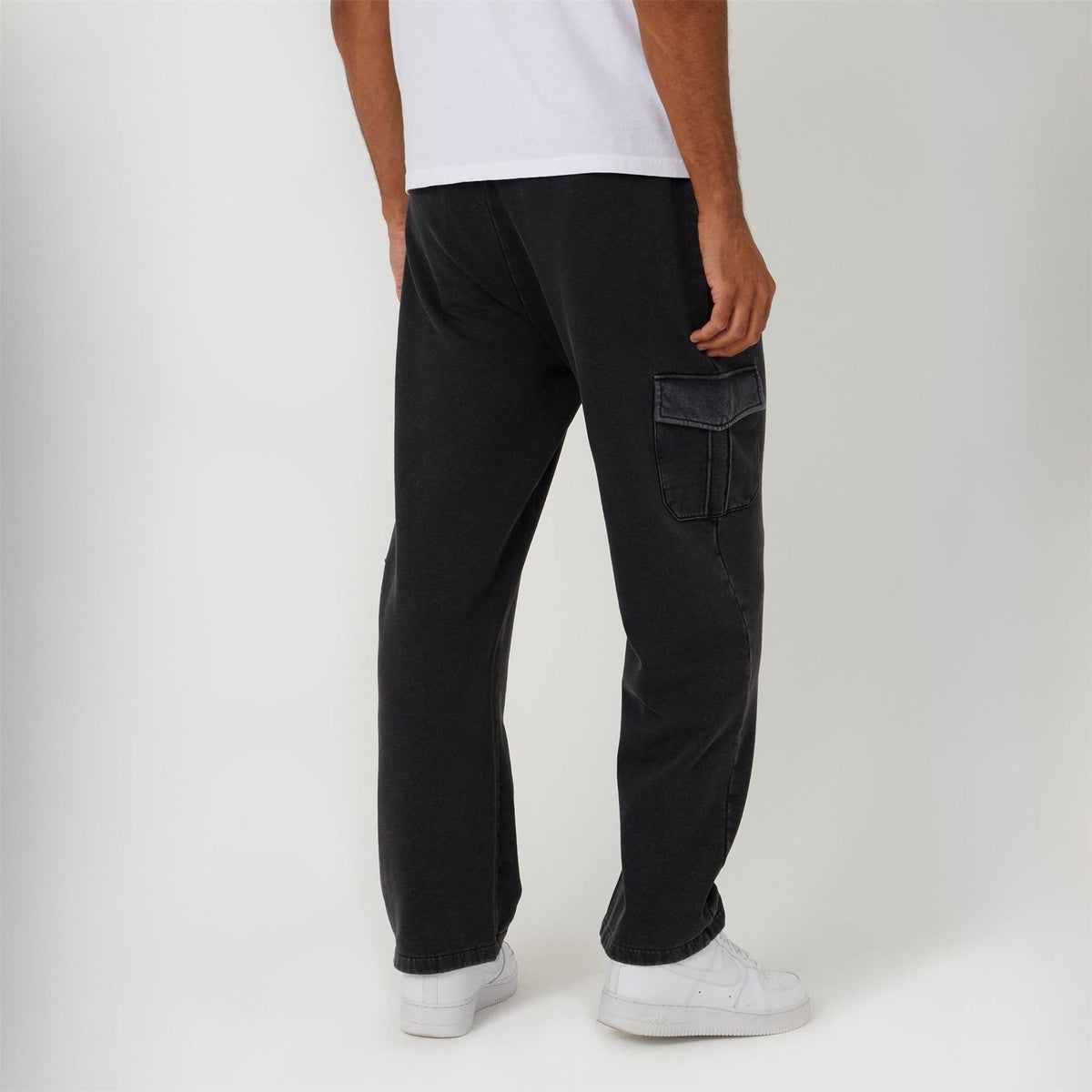 Brave Soul Mens Soul Wide Leg Cargo Jogger