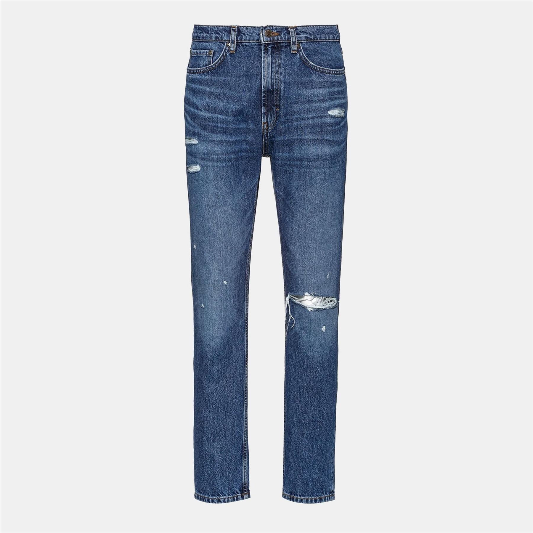 Hugo Distressed Slim Fit Jeans