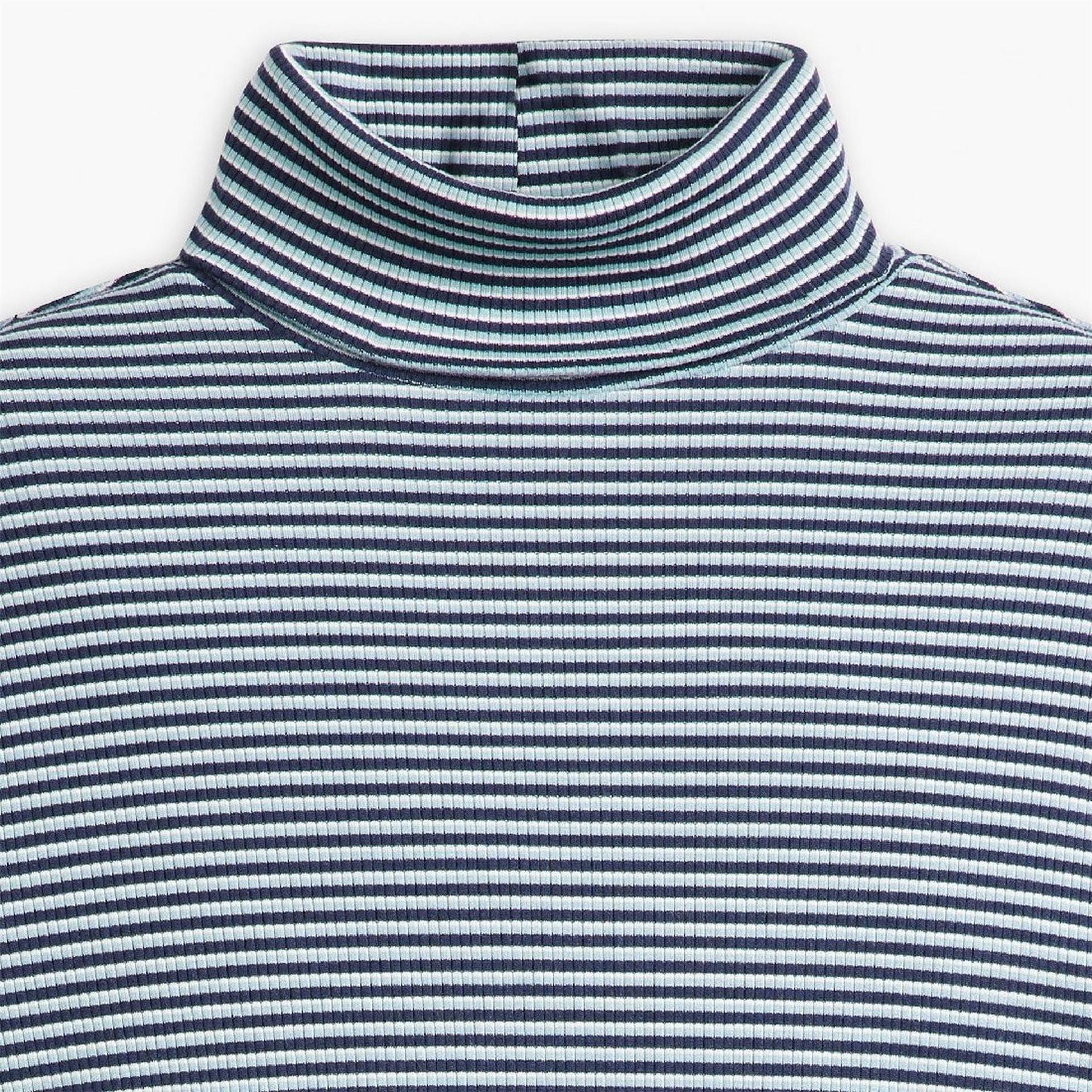 Levis Dreamy Turtleneck Burgundy Long Sleeve T Shirt