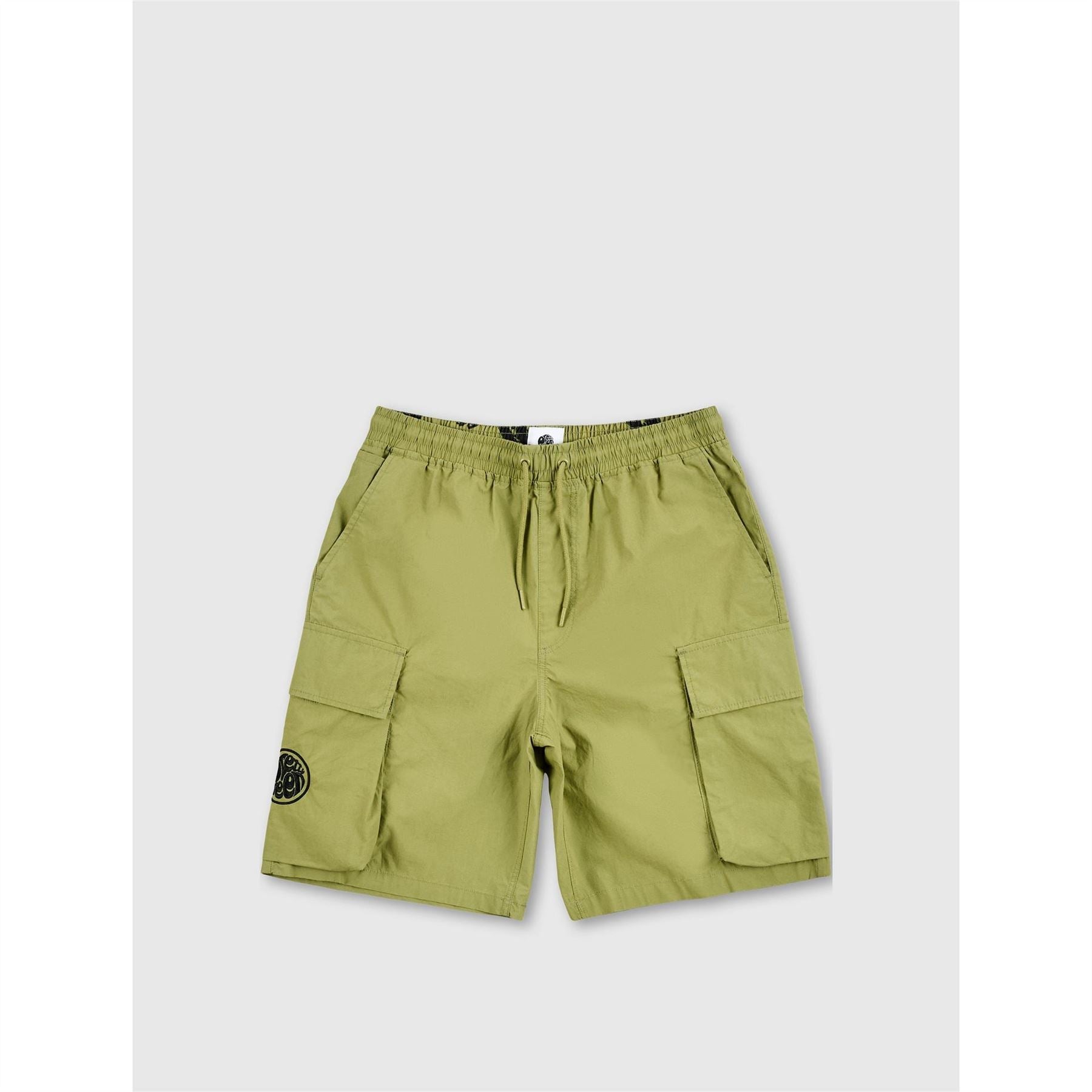 Pretty Green Stamford Cargo Solid Patterned Shorts