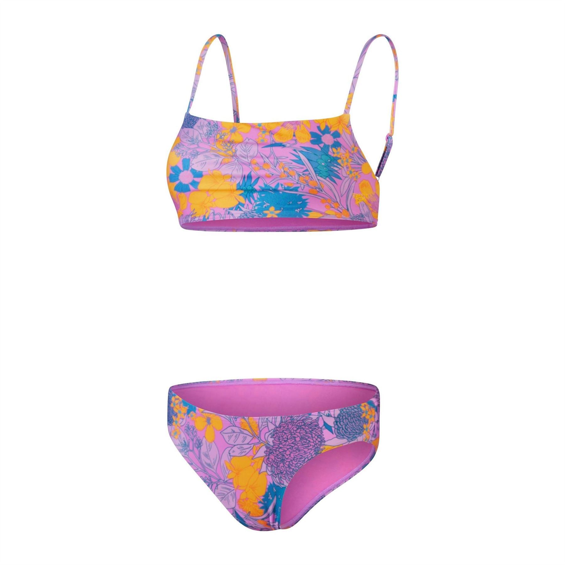Speedo Allover Floral Patterned Bikini Set