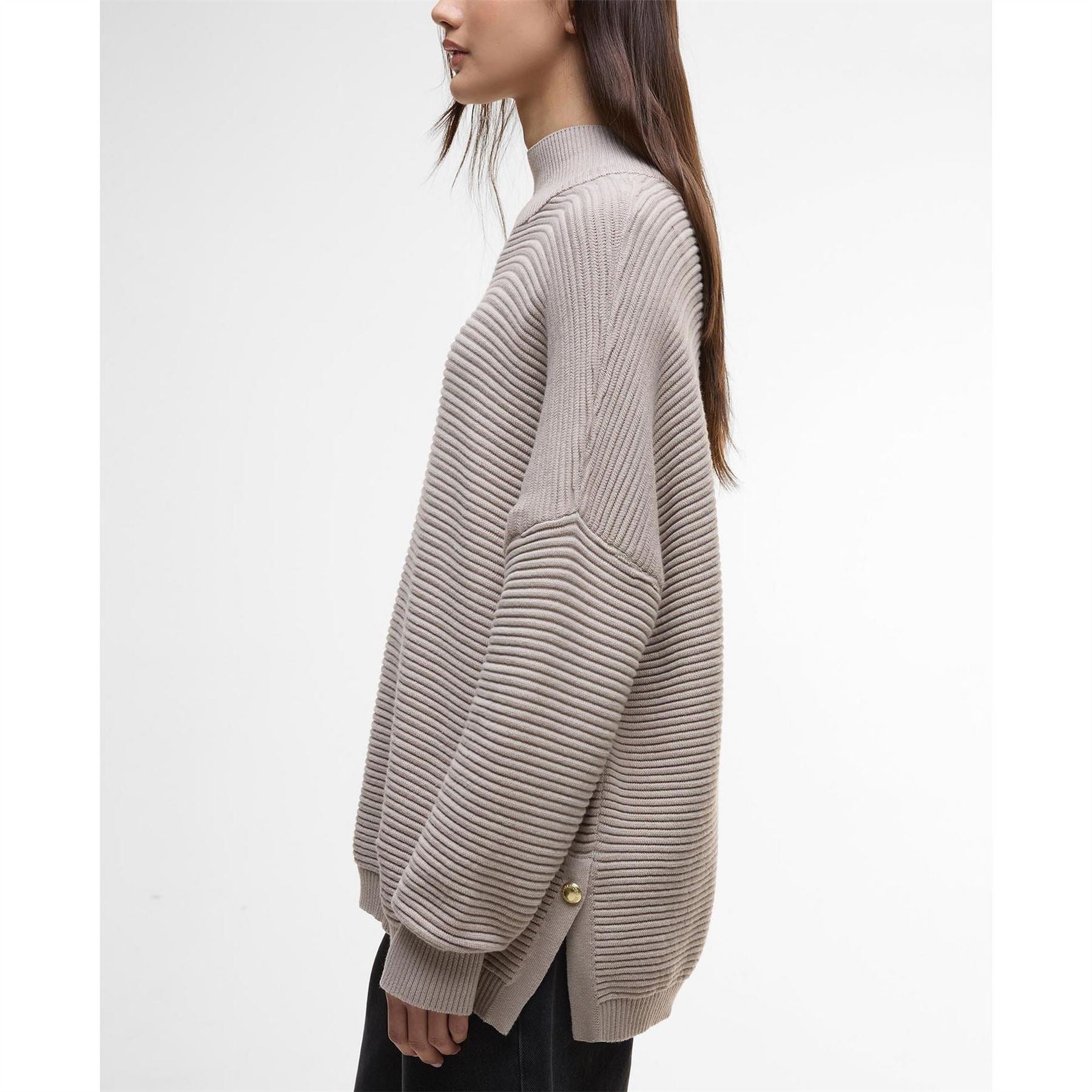 Barbour International Funnel Neck Jumper