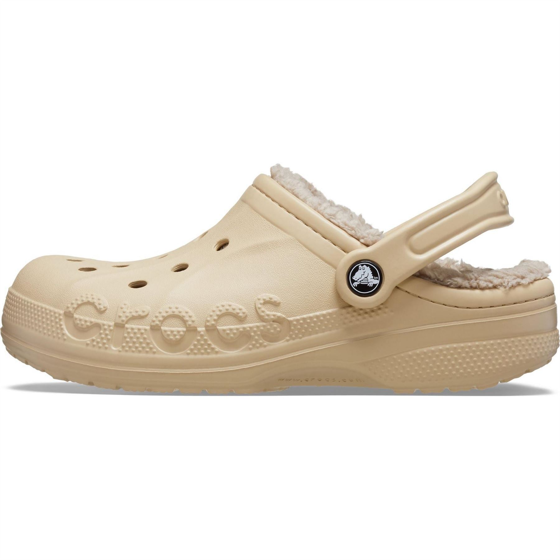Crocs Baya Lined Flat Heel Mules