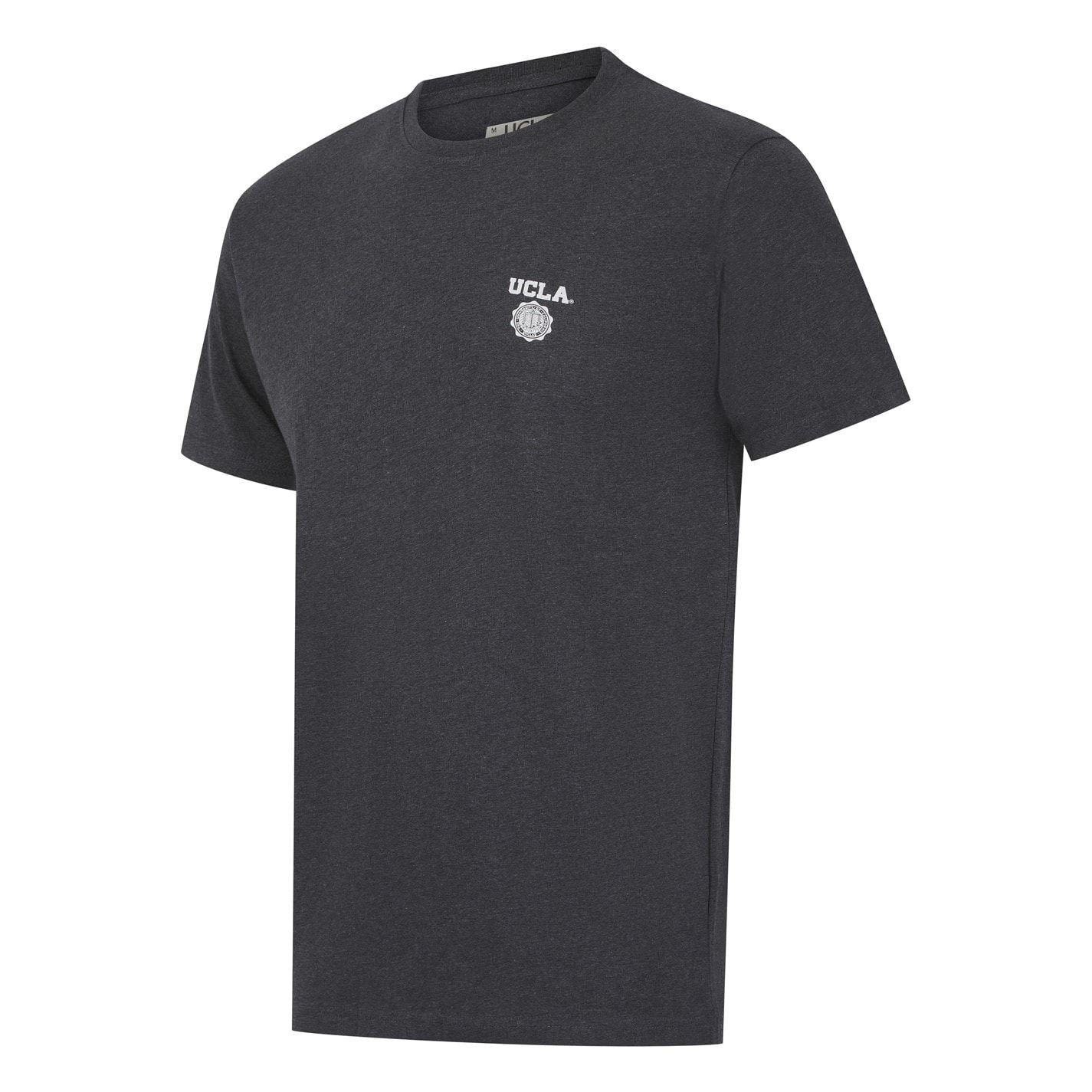 UCLA Logo Print Embroidered Regular Fit Short Sleeve Crew Neck T-Shirt