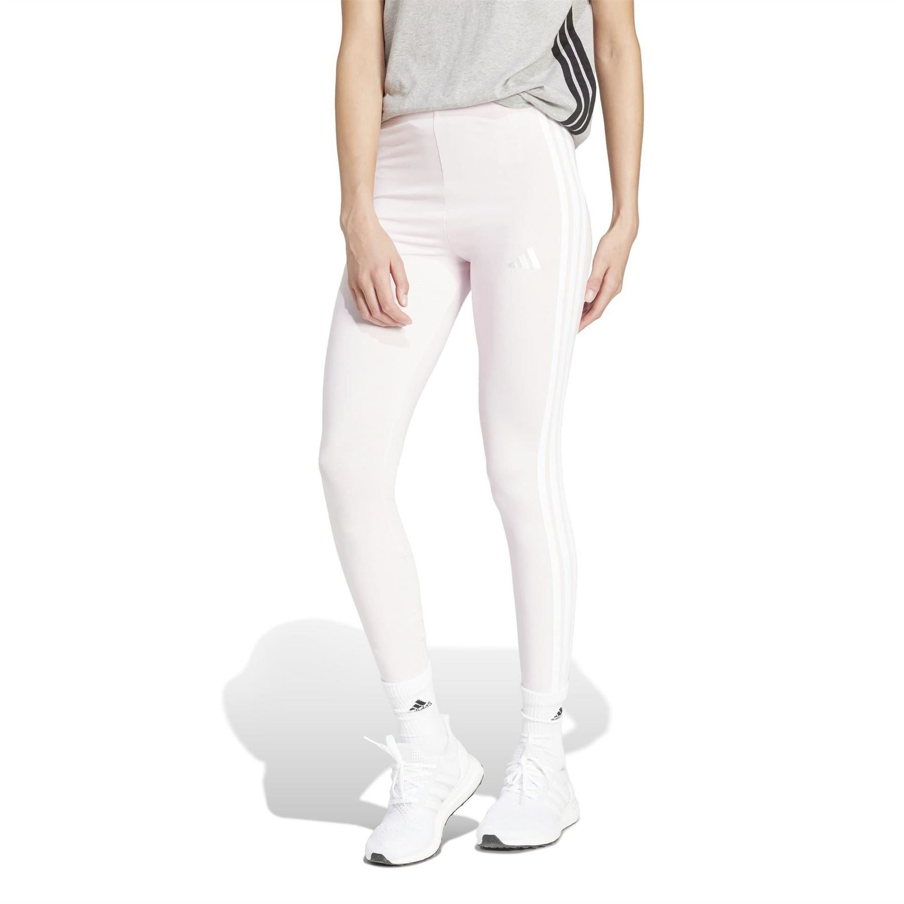 adidas Womens Essentials 3 Stripes Cotton Leggings