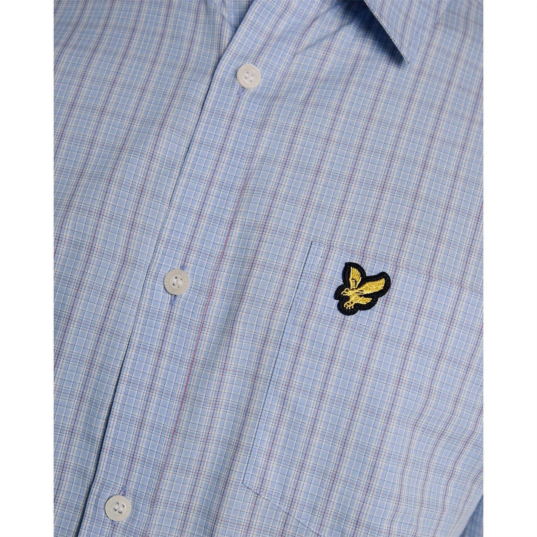 Lyle and Scott Patterned Short Sleeve Shirt