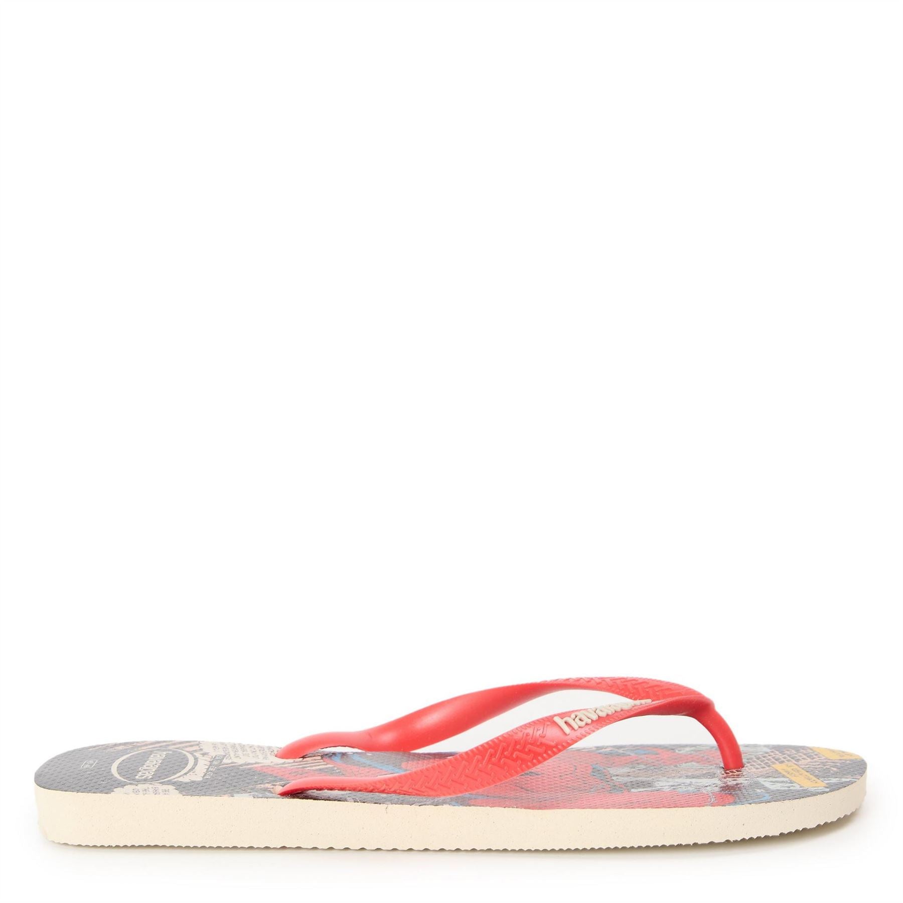 Havaianas Mens Hav. Top Marvel Classics Beige Stra Flip Flops