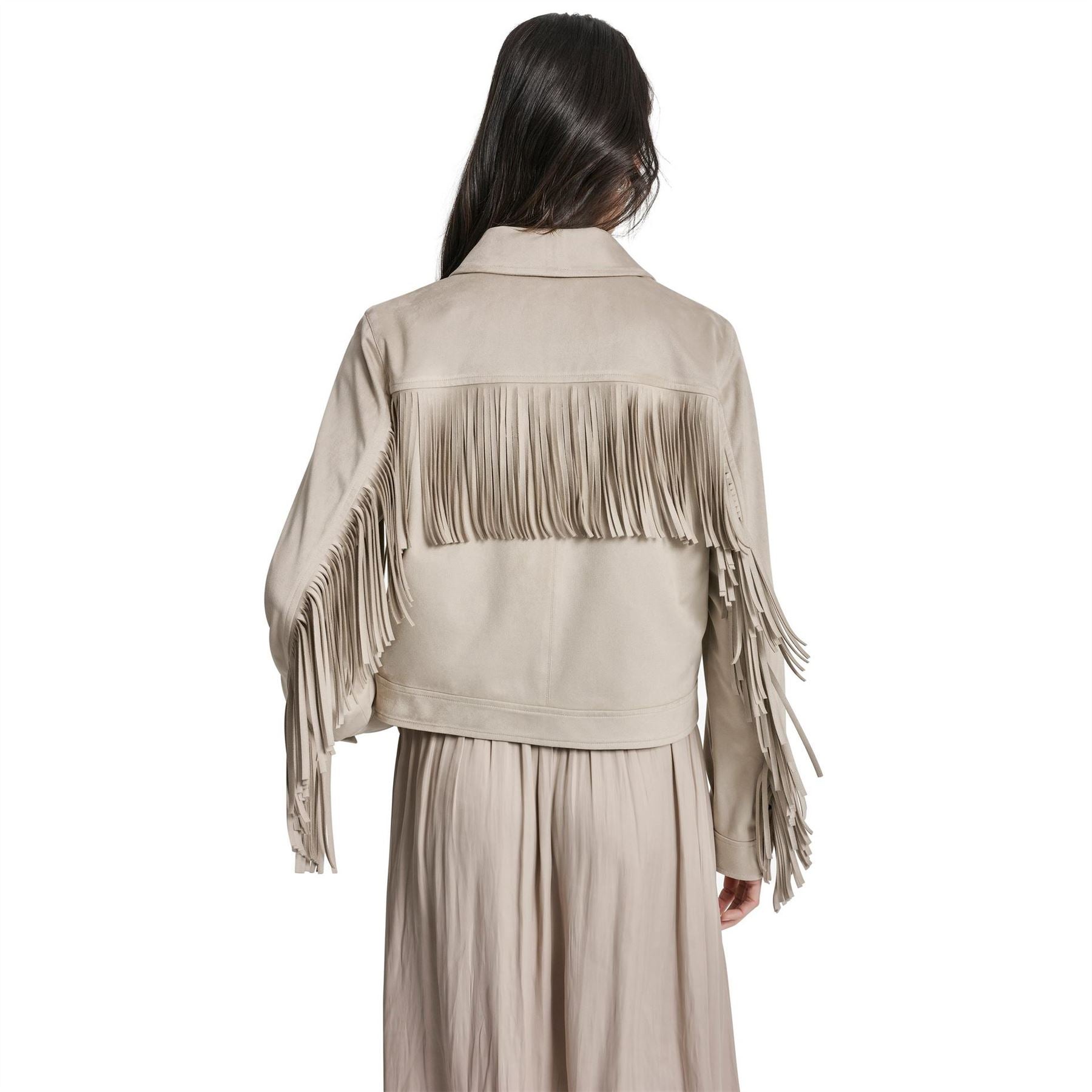 DKNY Fringe Jacket