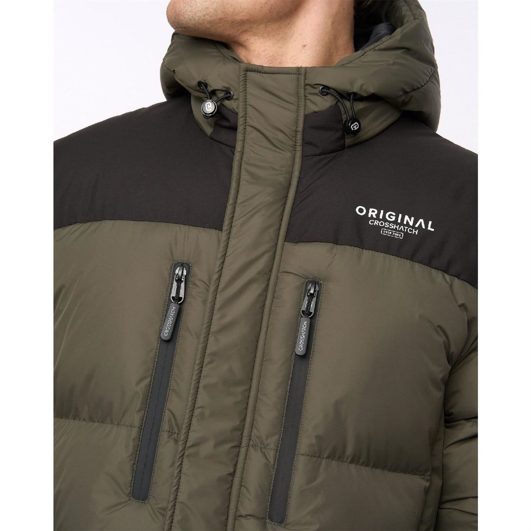 Crosshatch Panel Jacket