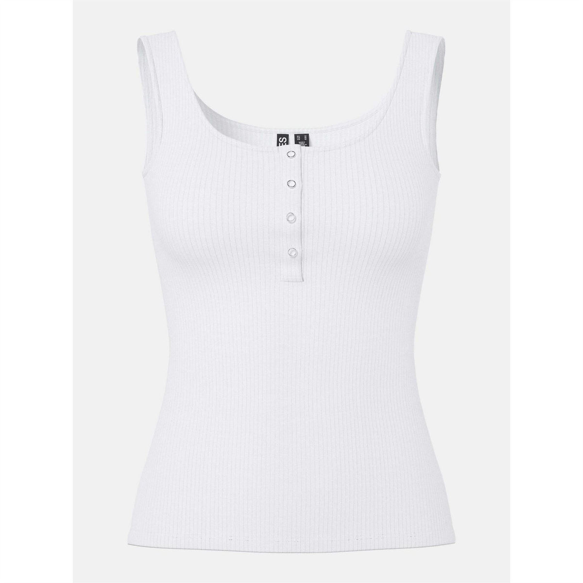 Pieces Kitte Scoop Neck Sleeveless Slim Fit Tank Top