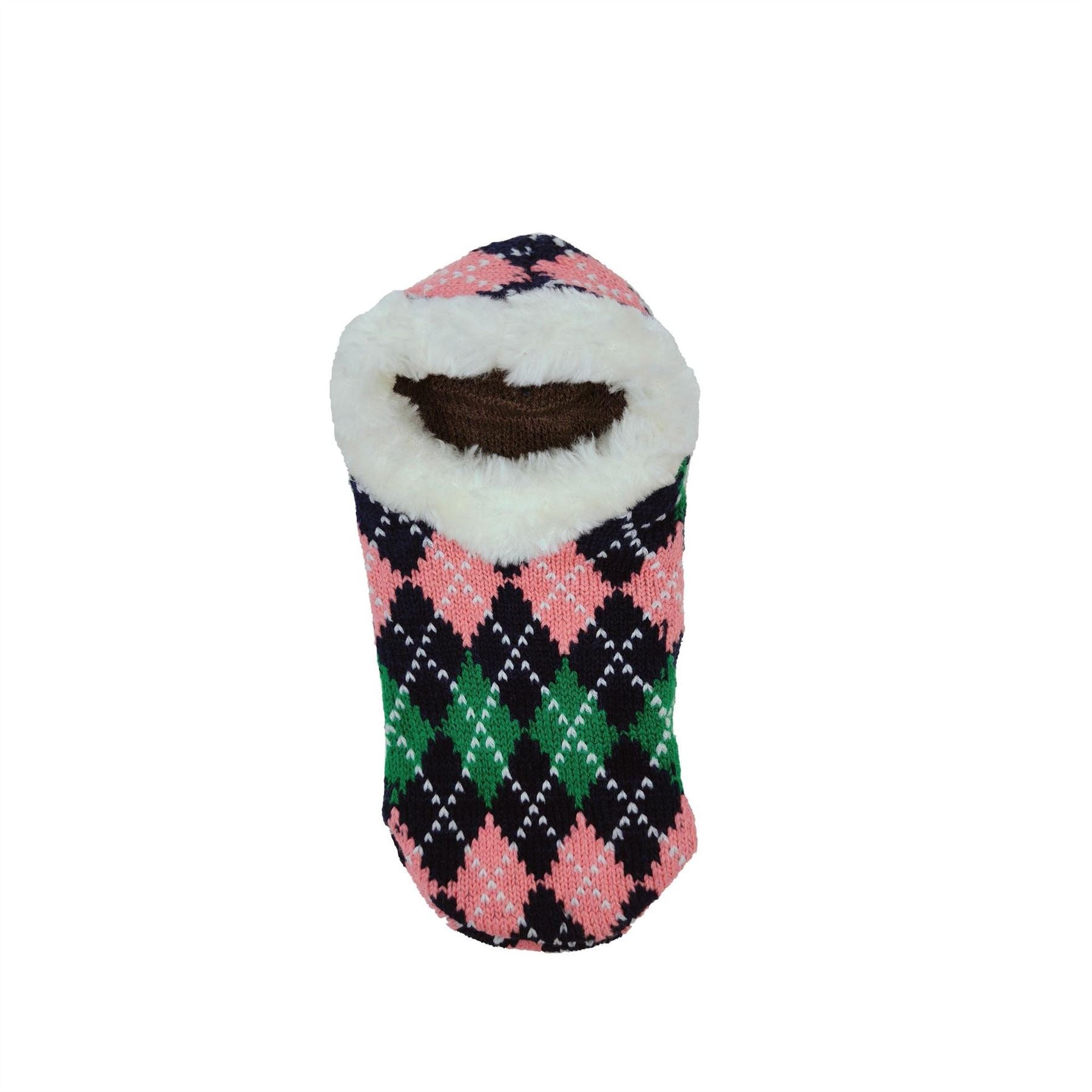 Miso Christmas Jacquard Machine Washable Slipper Socks