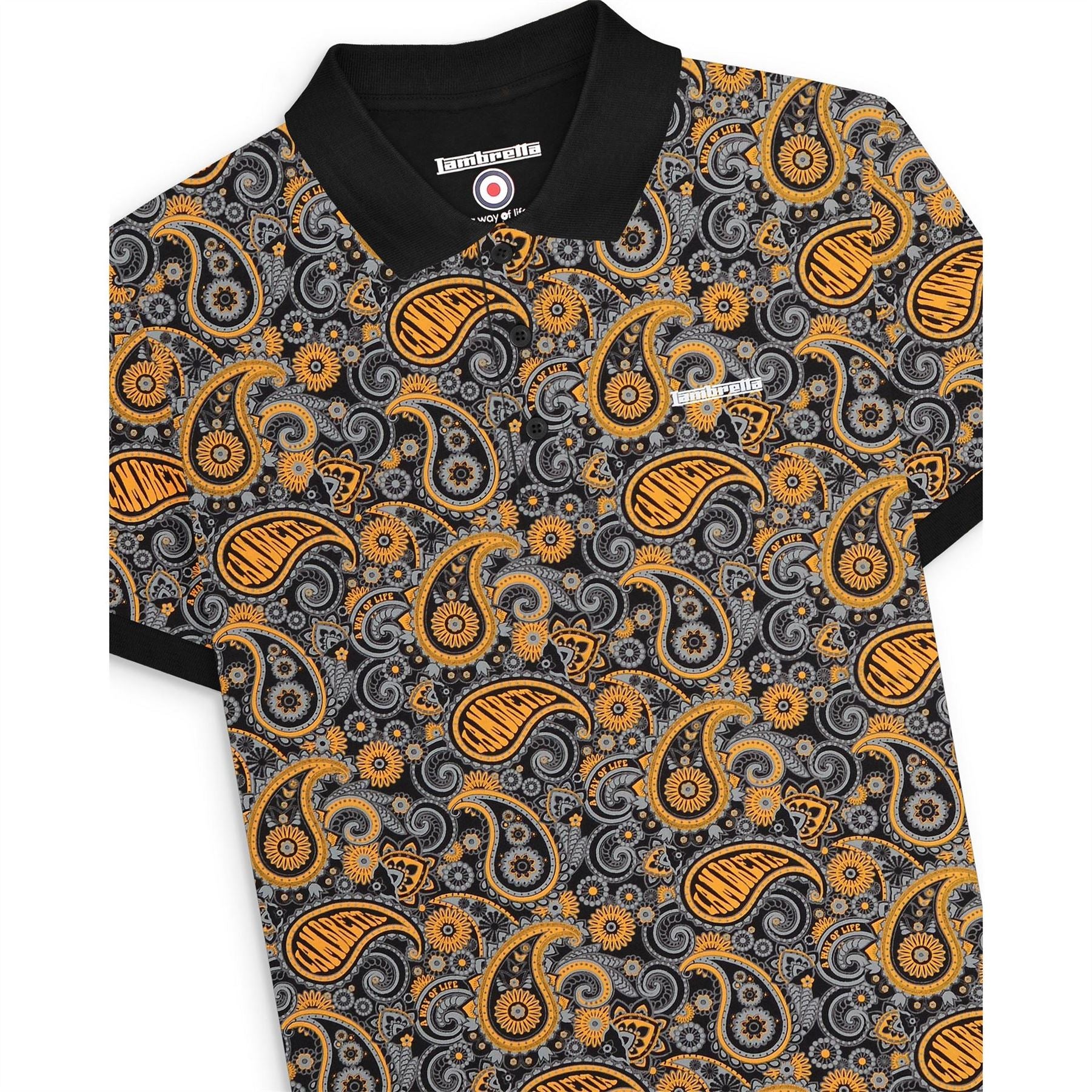 Lambretta Pasly Short Sleeve Polo Shirt