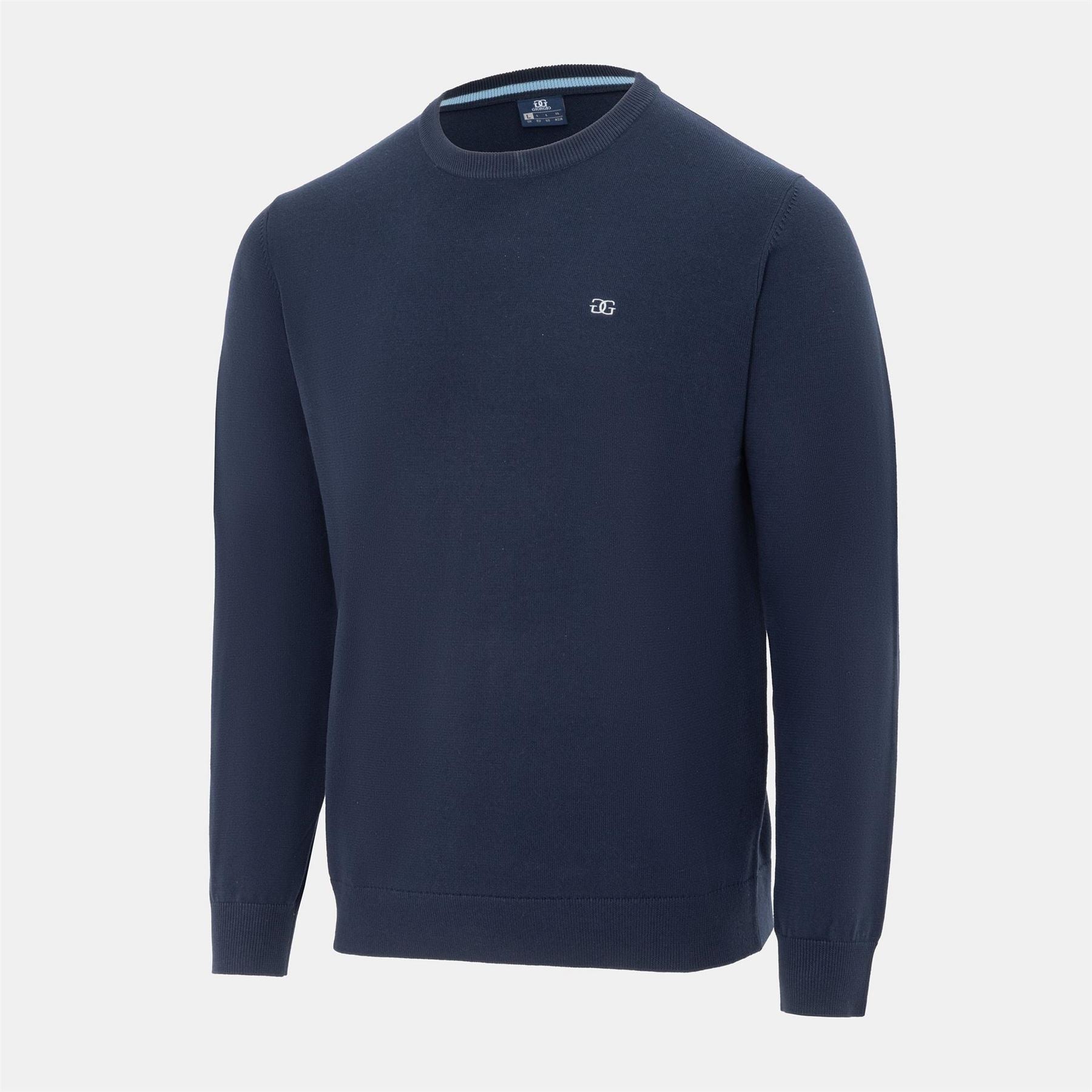 Giorgio Mens Crew Neck Sweater Knit