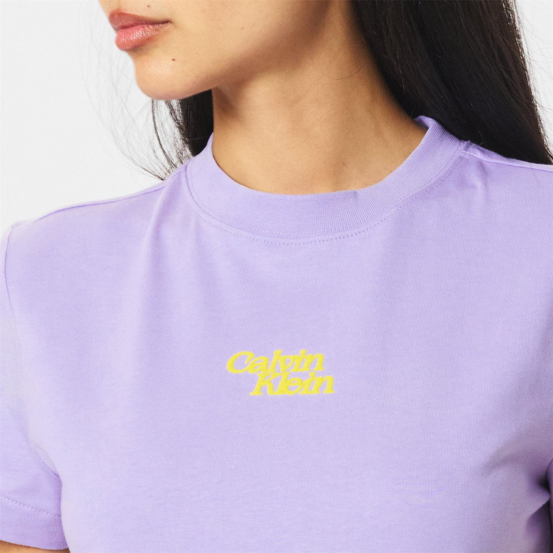 Calvin Klein Jeans Short Sleeve Flocked Logo Cotton Regular Fit T-Shirt