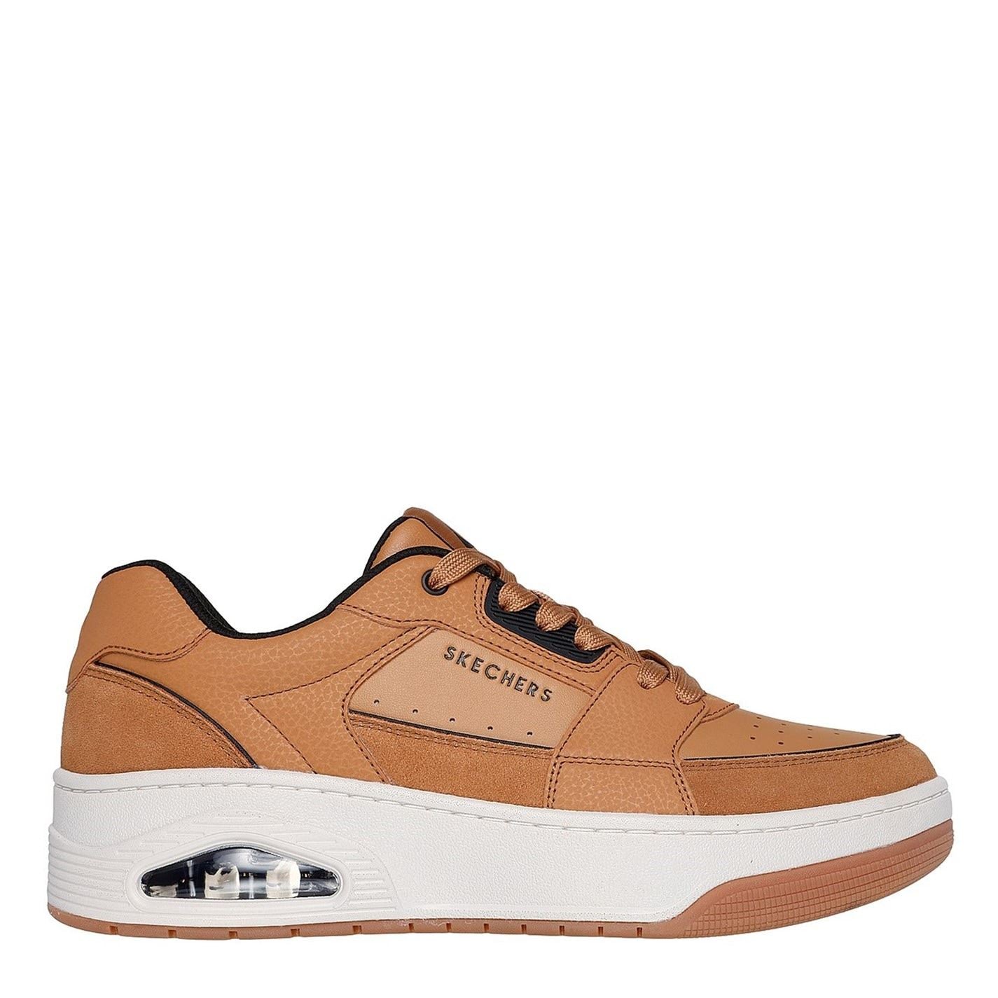 Skechers Court Overlay Suede Low Top Sneakers
