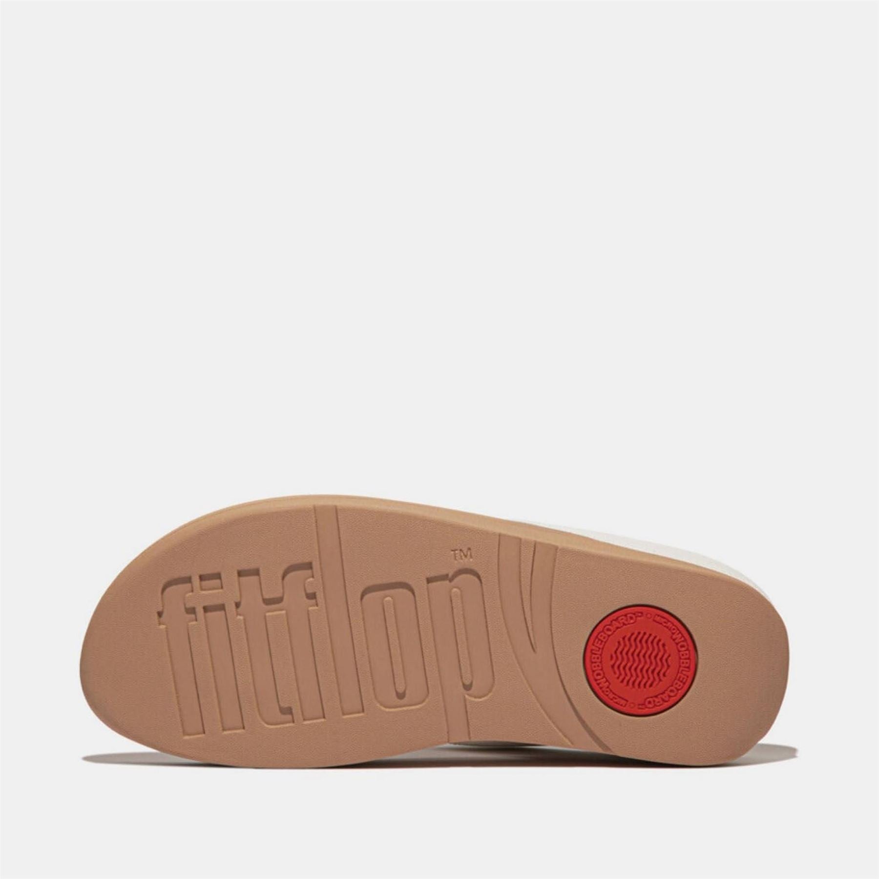FitFlop Mirror Dome Leather Toe Post Sandals