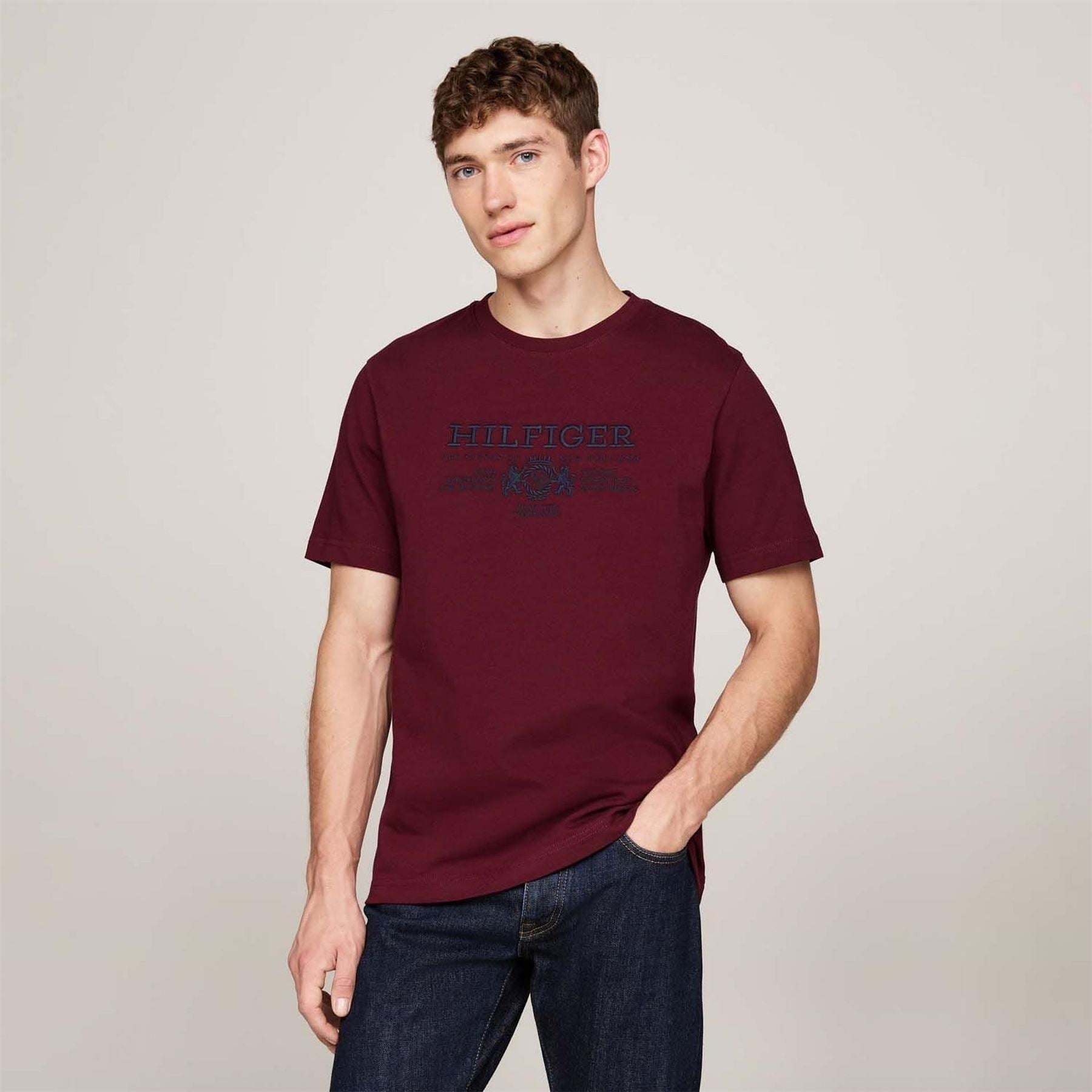 Tommy Hilfiger Logo Embroidery T-Shirt