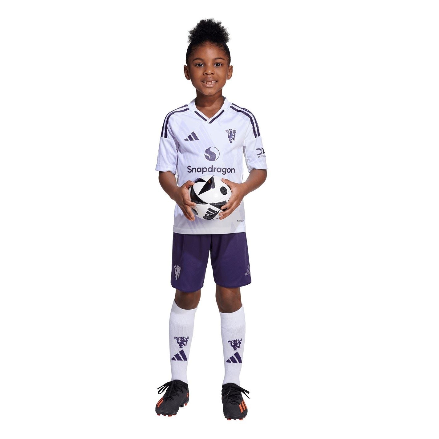 adidas Manchester United Away Minikit 2025 2026 Infants