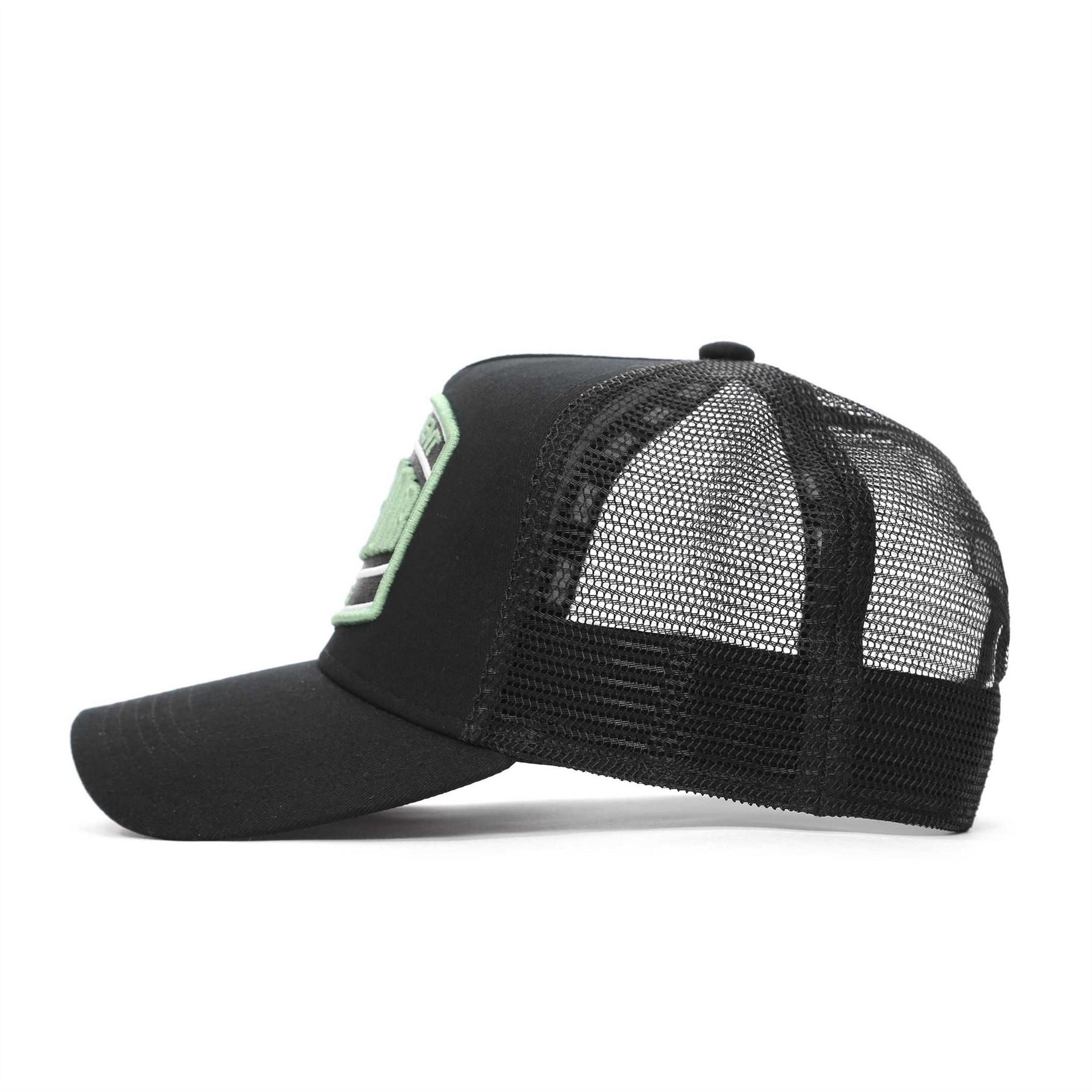 Societe Noir Logo Lettering Adjustable Trucker Cap