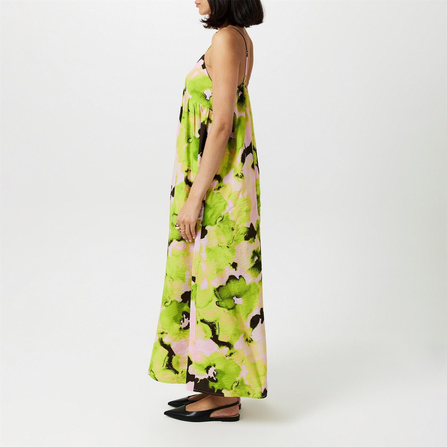Selected Femme Helinda V-Neck Maxi Slip Dress