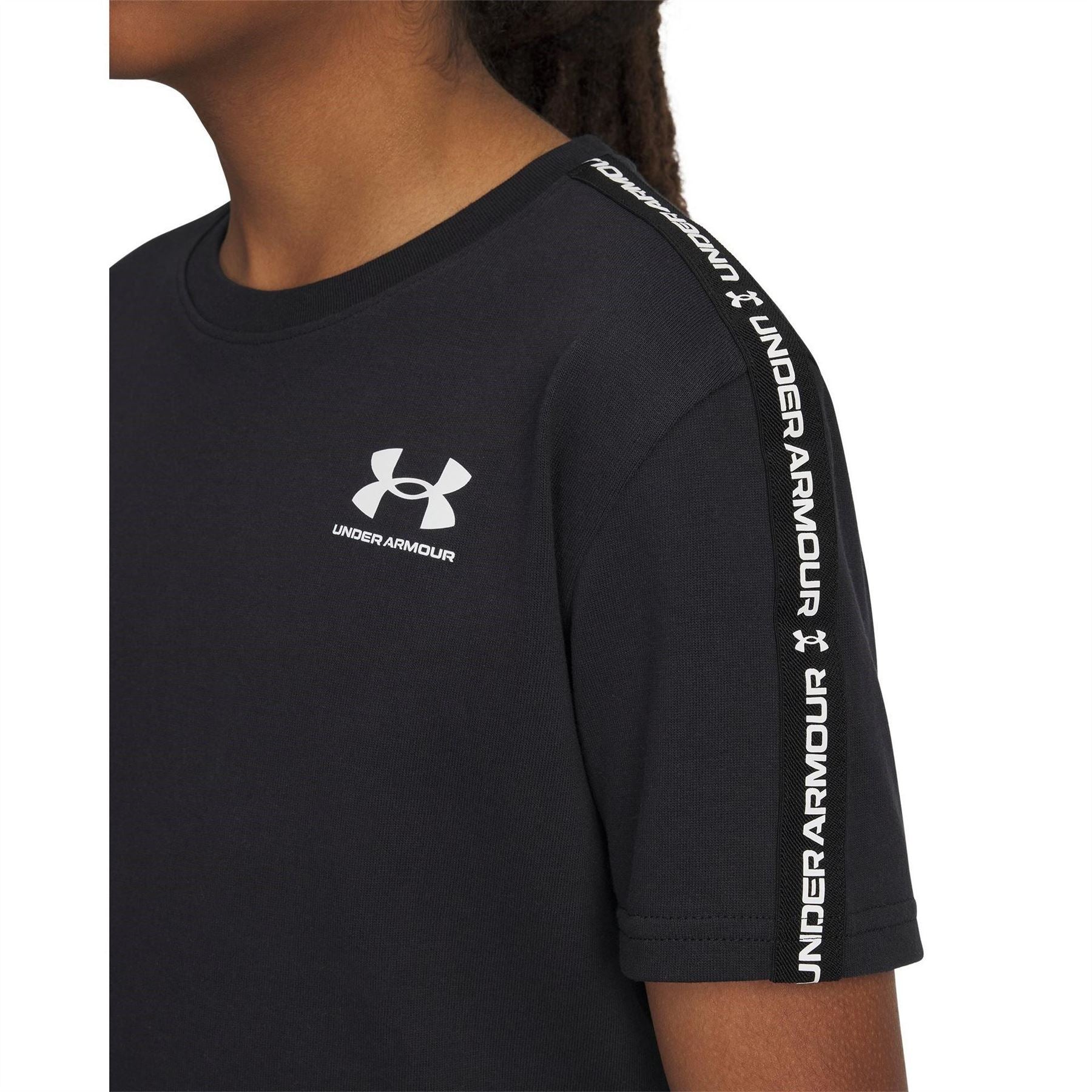 Under Armour Sportstyle Taped Boys Short Sleeve