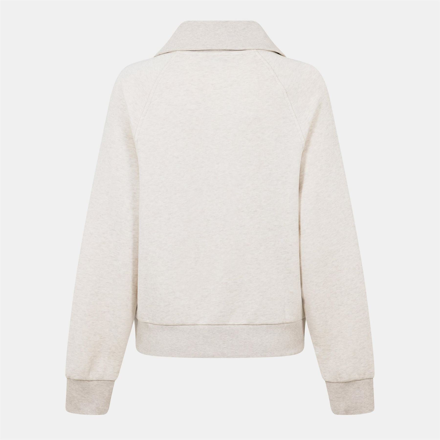 Tommy Hilfiger Script Embroidered Zip Neck Raglan Sweatshirt