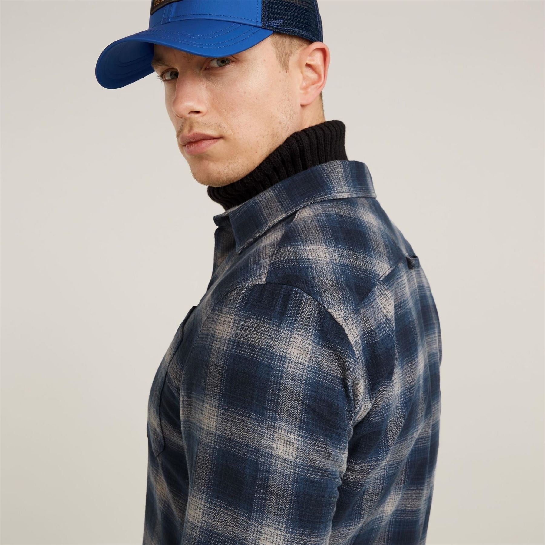 G Star Bristum Checked Long Sleeve Patterned Shirt