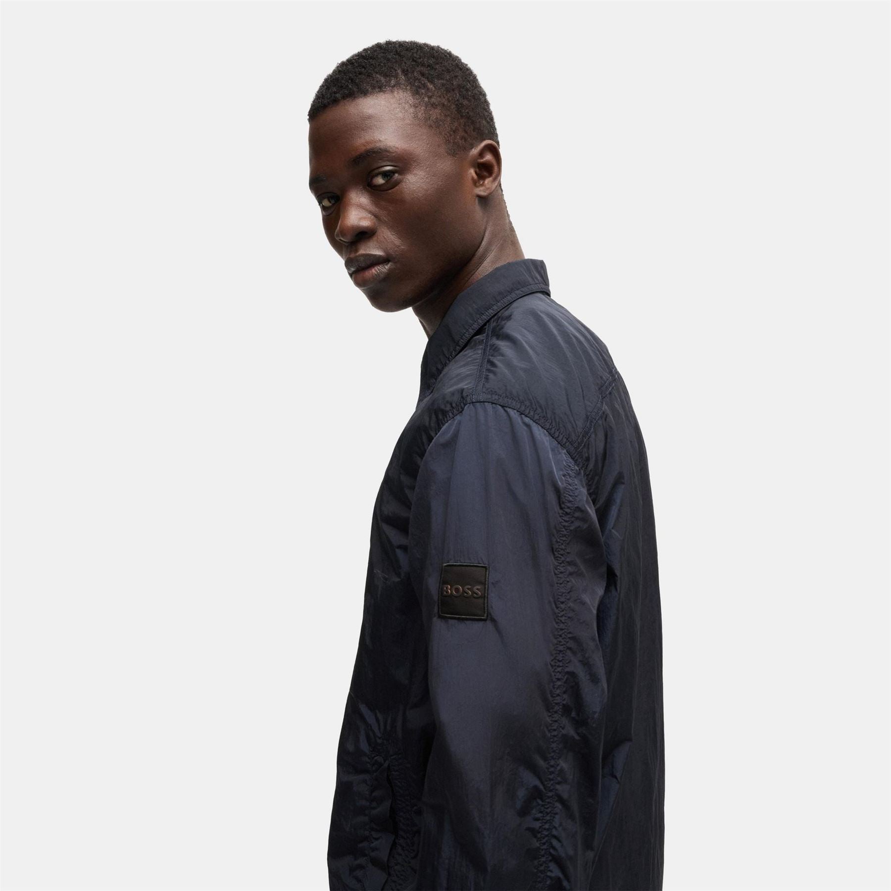 Boss Leejay1m Orange Overshirt
